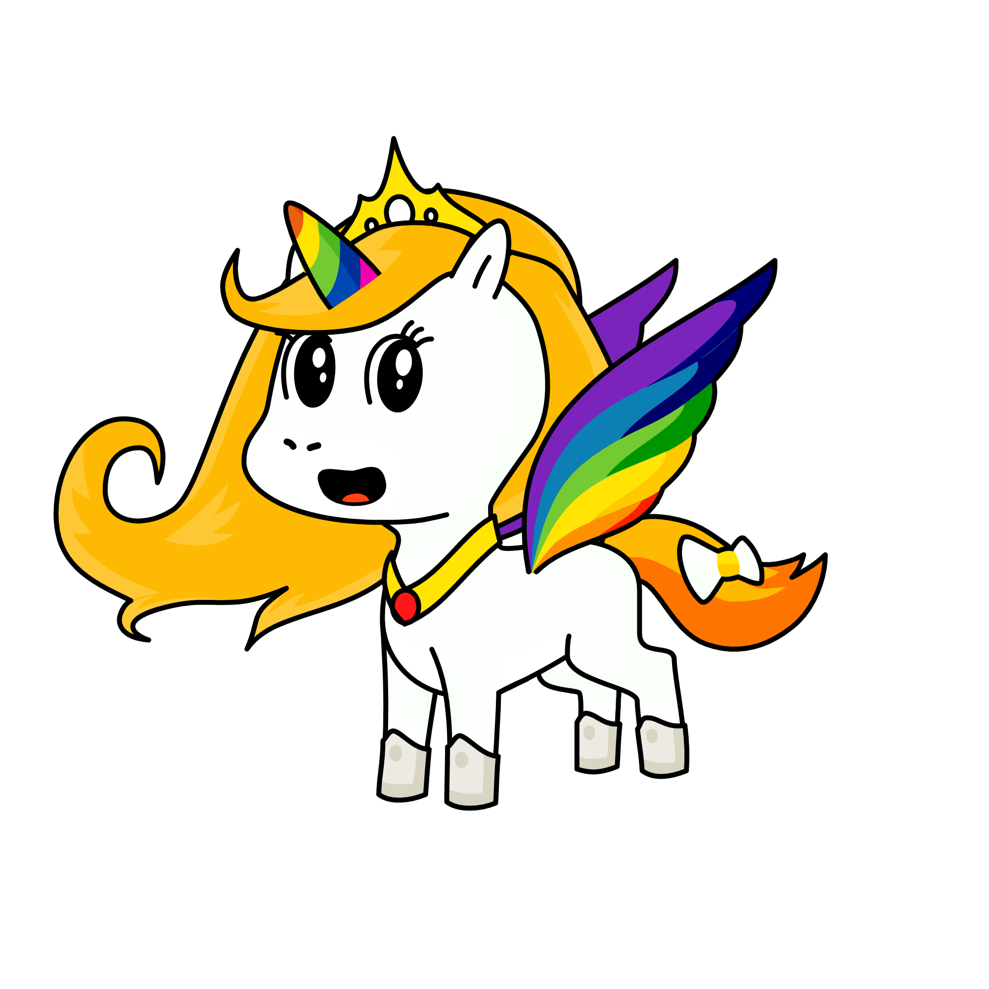 My First Wings Unicorn, the unicorn