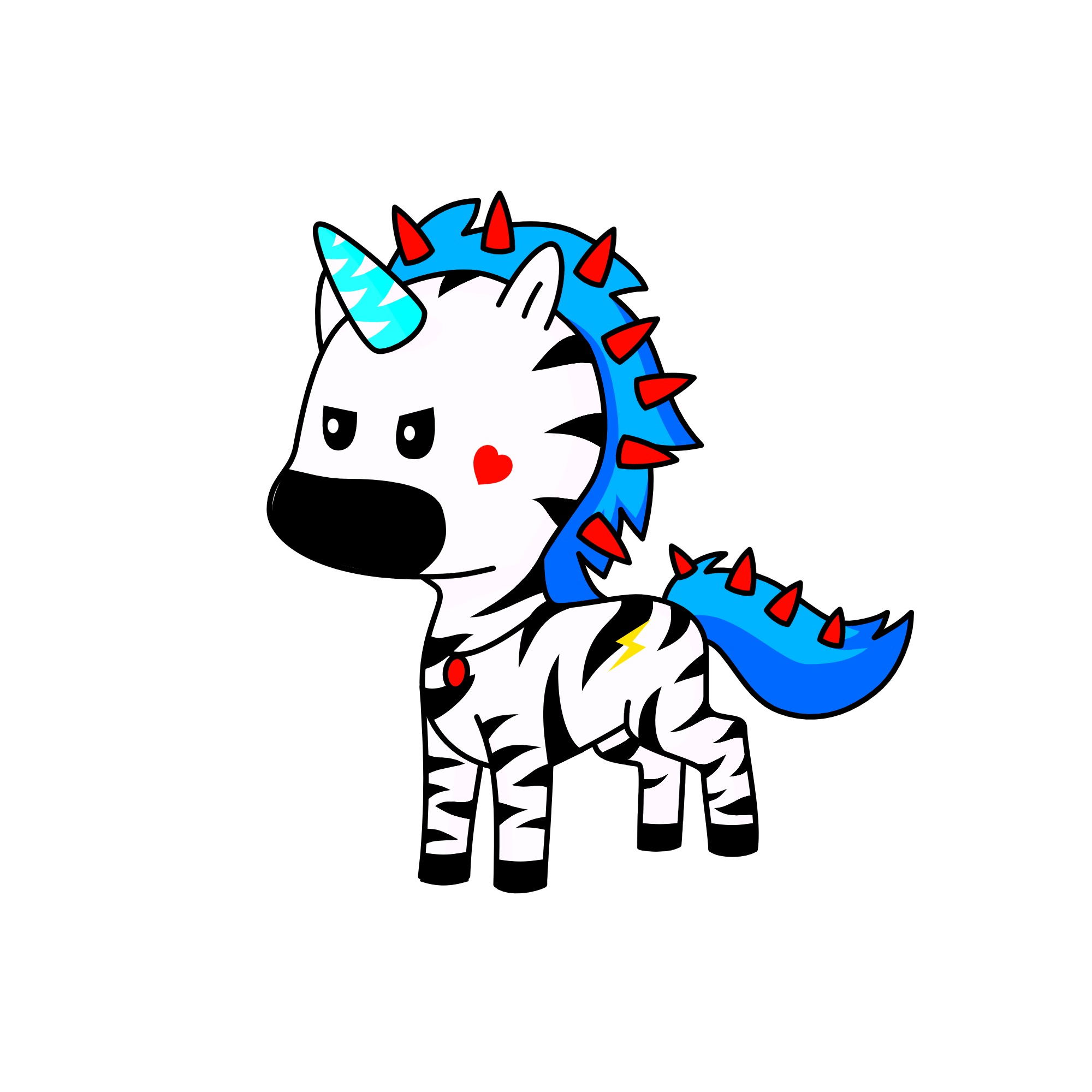 Evil, the unicorn