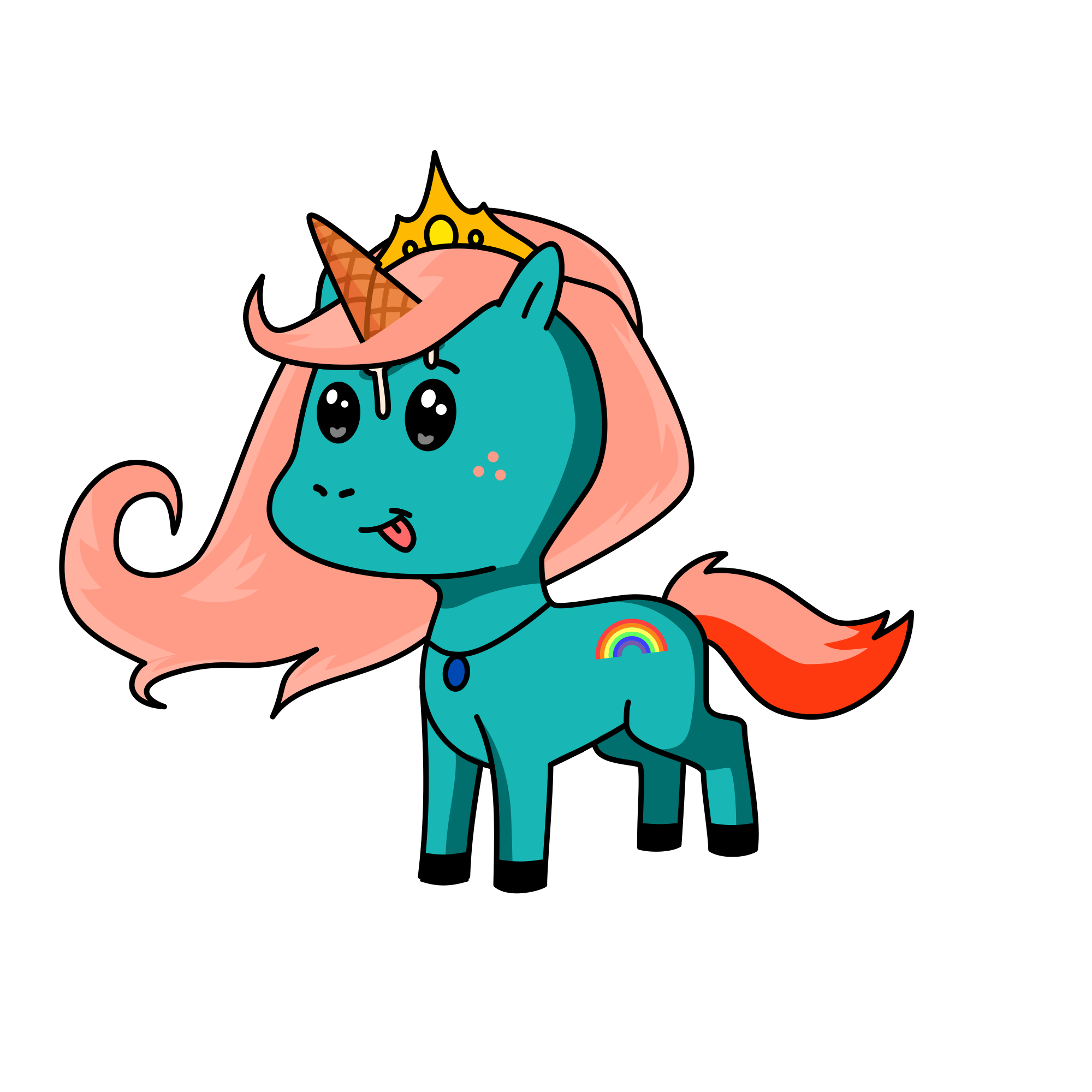 poop, the unicorn