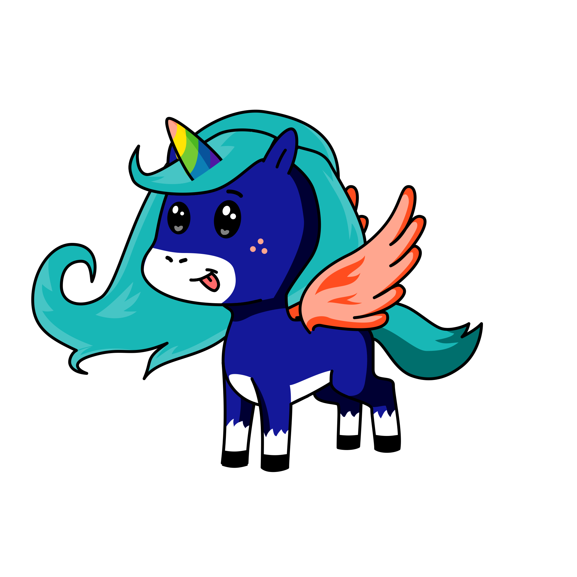 poop, the unicorn