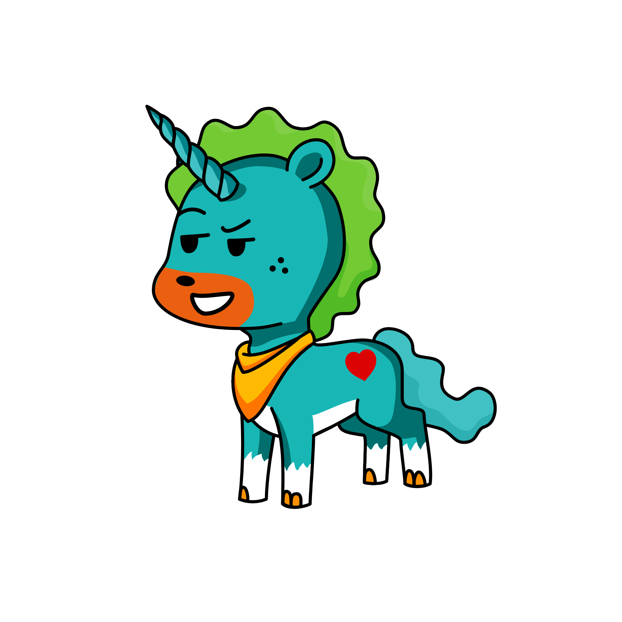 Ugly, the unicorn