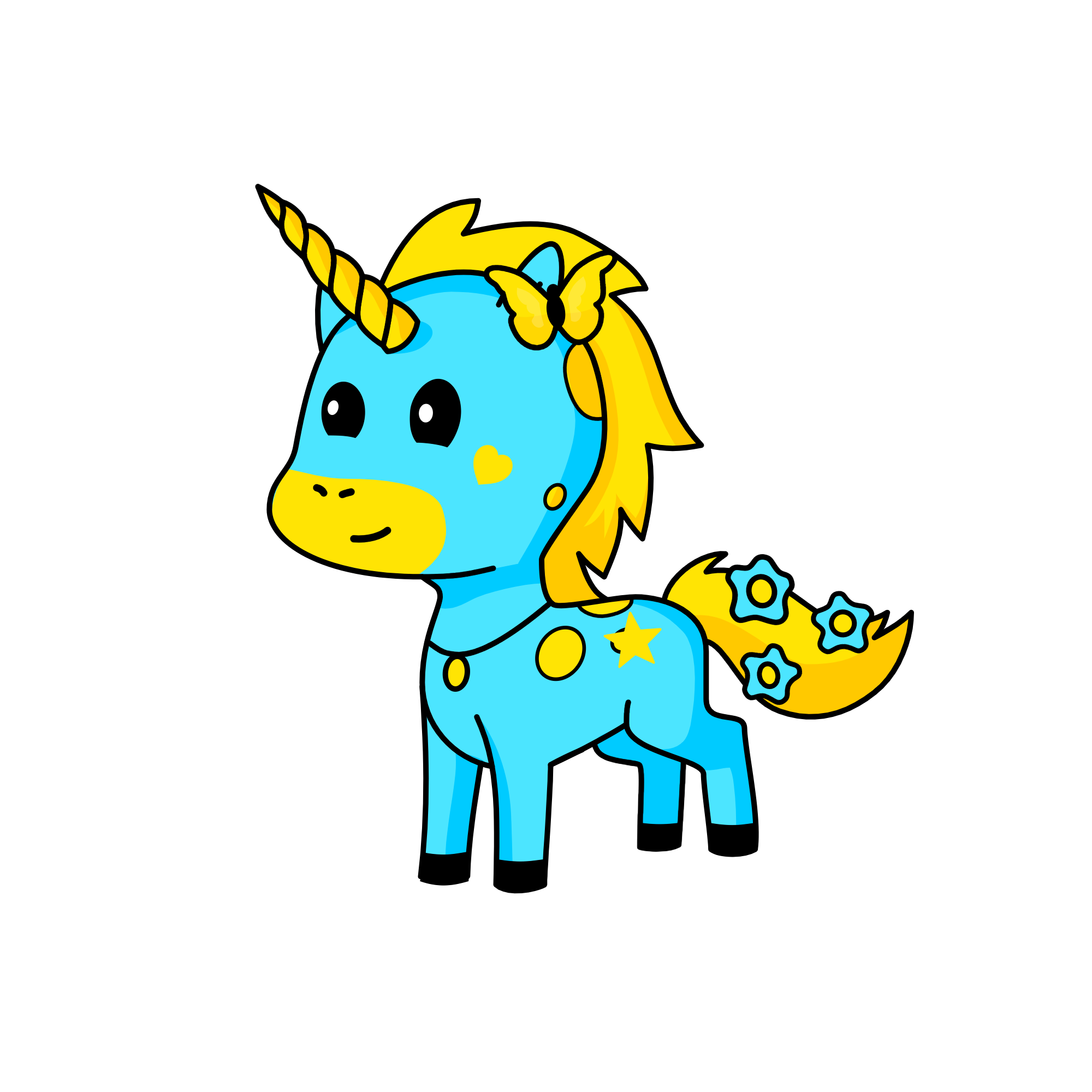 Sky, the unicorn
