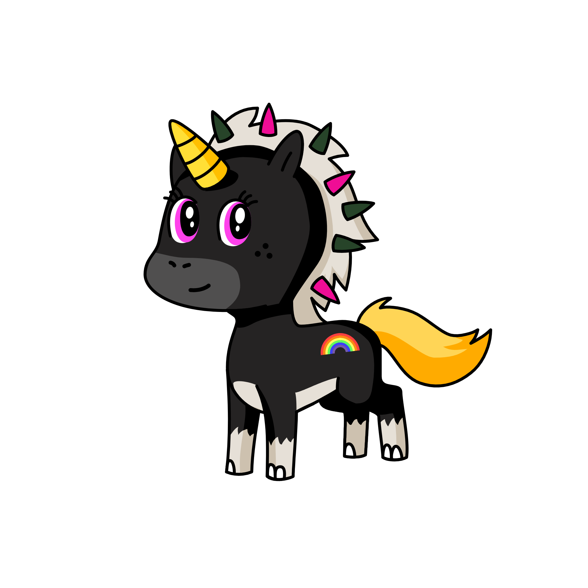 emo ken ken, the unicorn