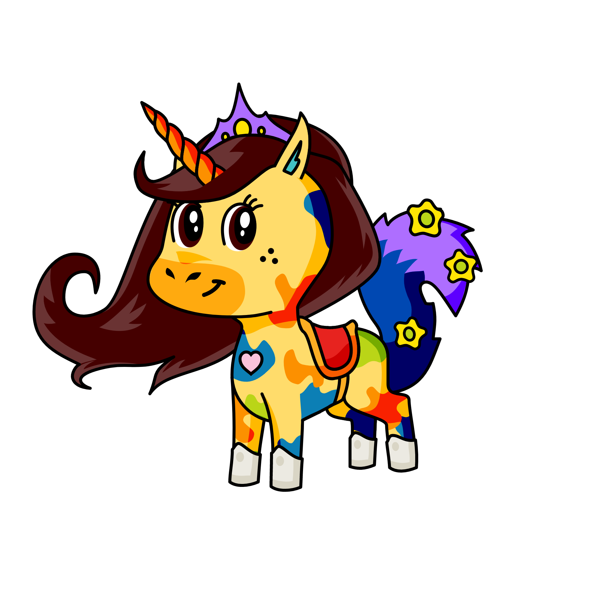 Gracie poo, the unicorn