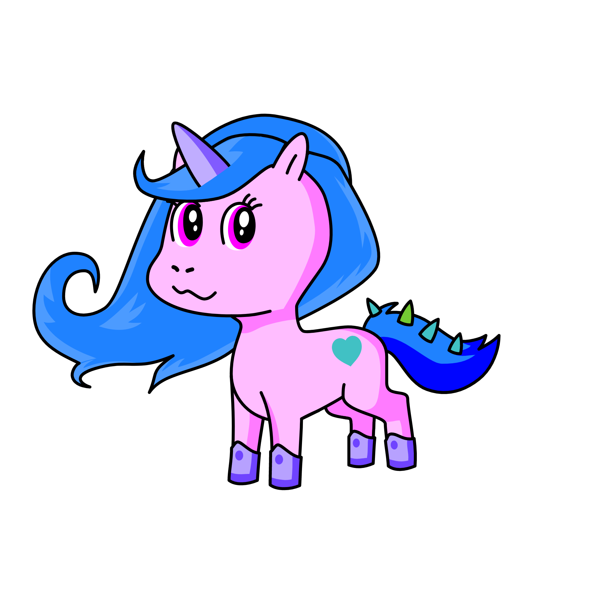 izzy from mlp, the unicorn