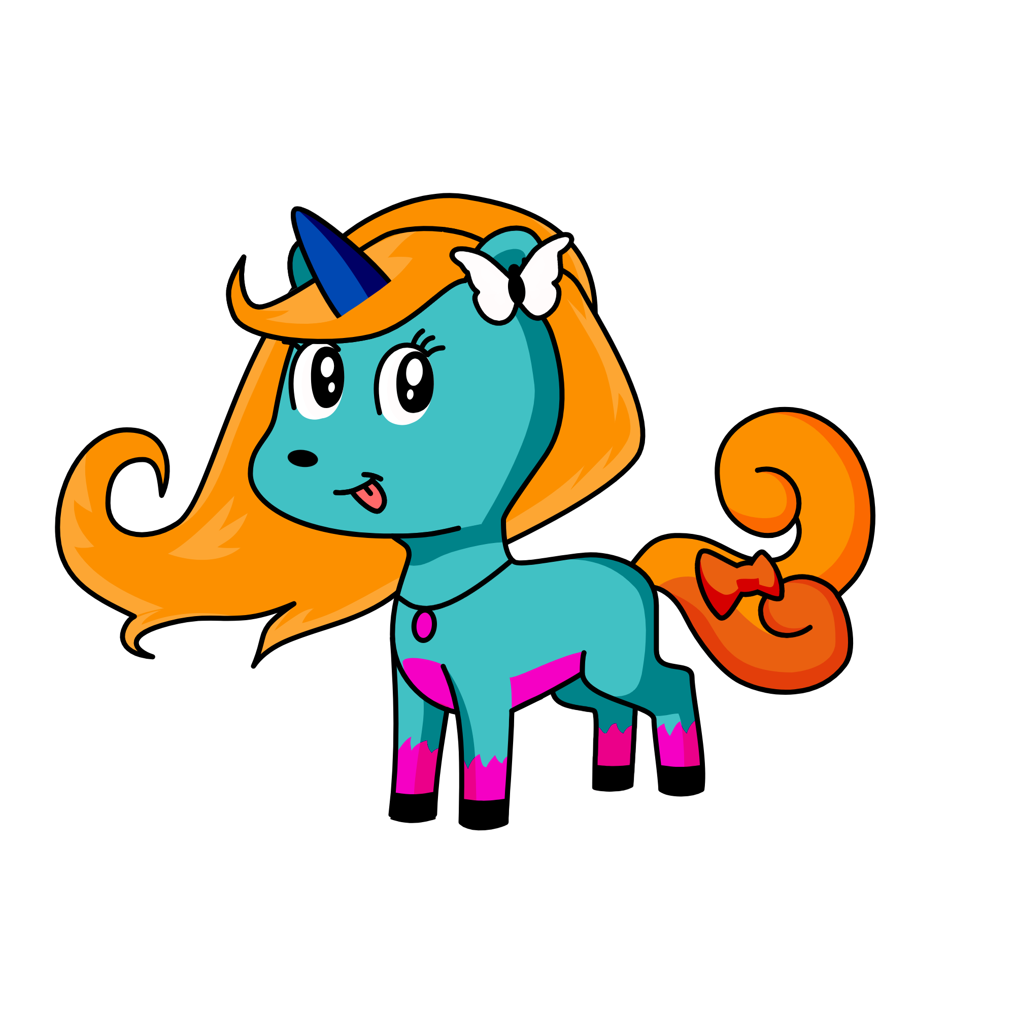 random, the unicorn