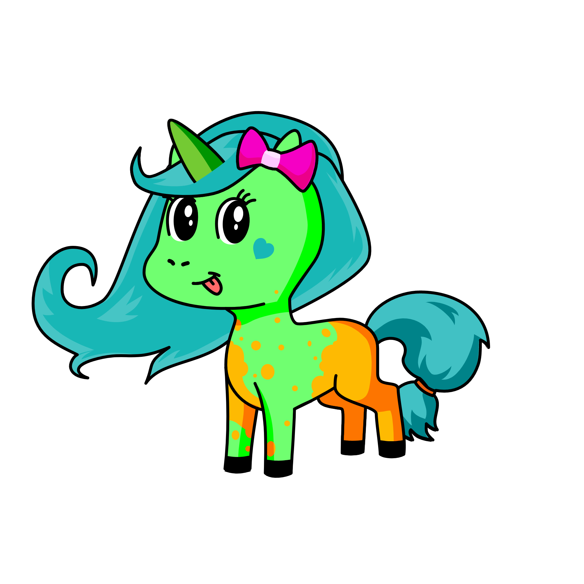 random, the unicorn