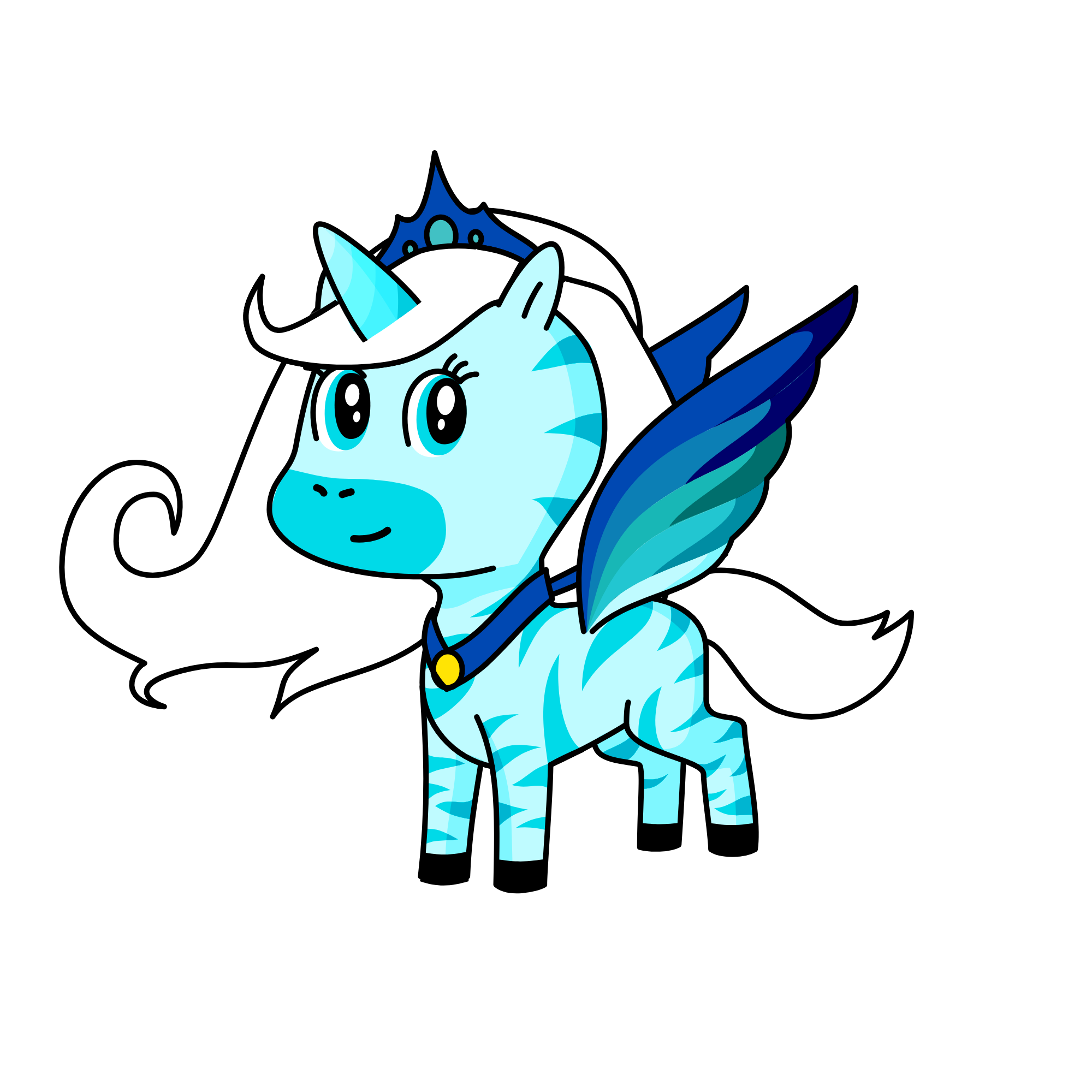 Glacier, the unicorn