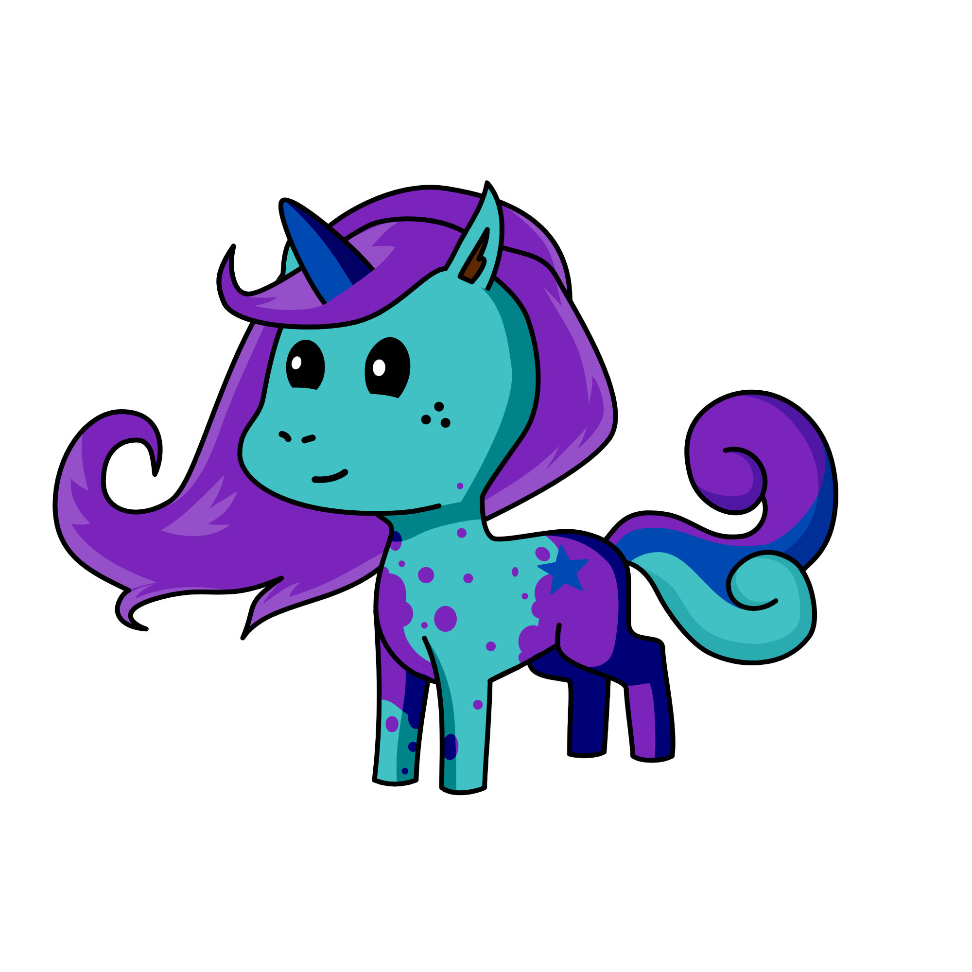 Delphina, the unicorn