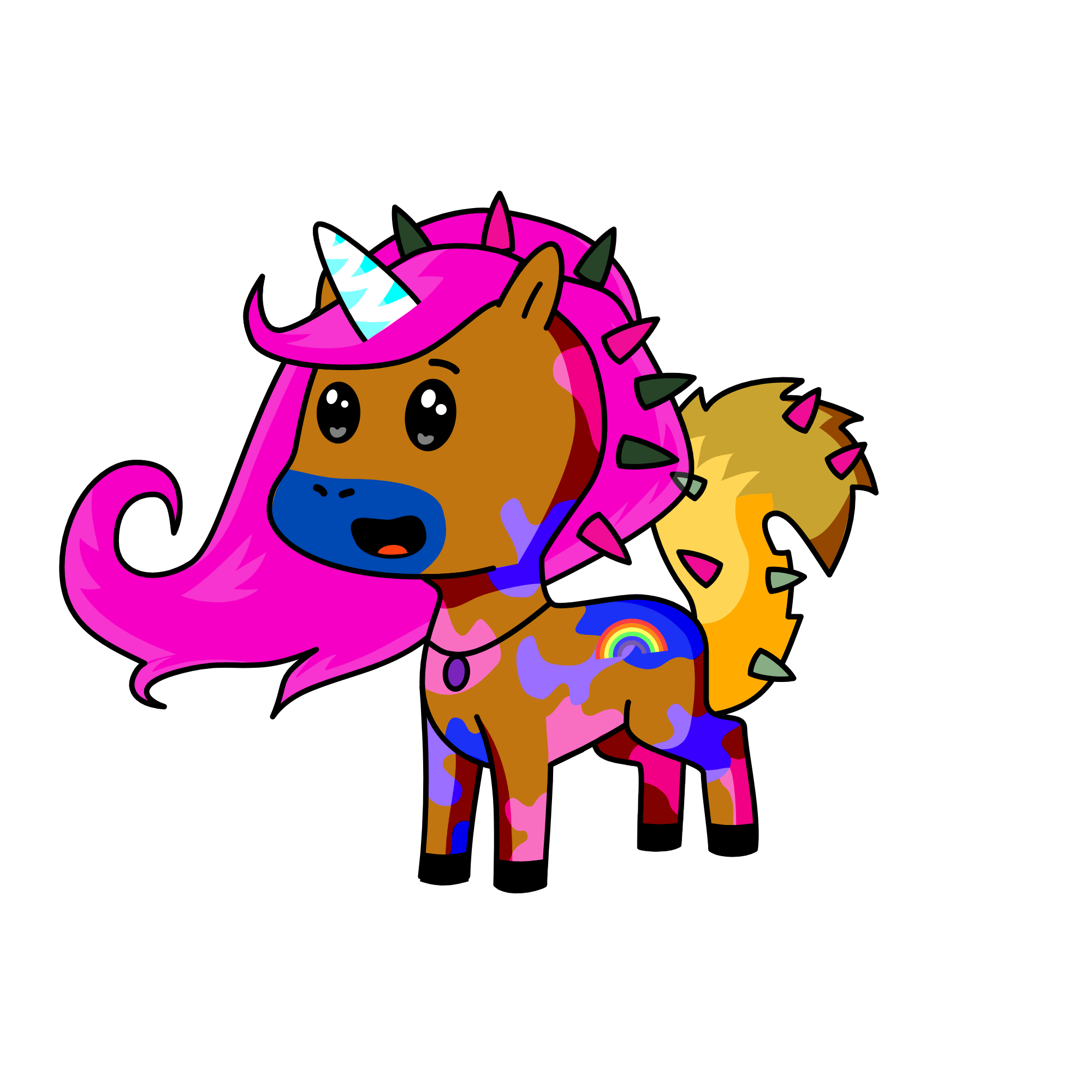 Brownie, the unicorn