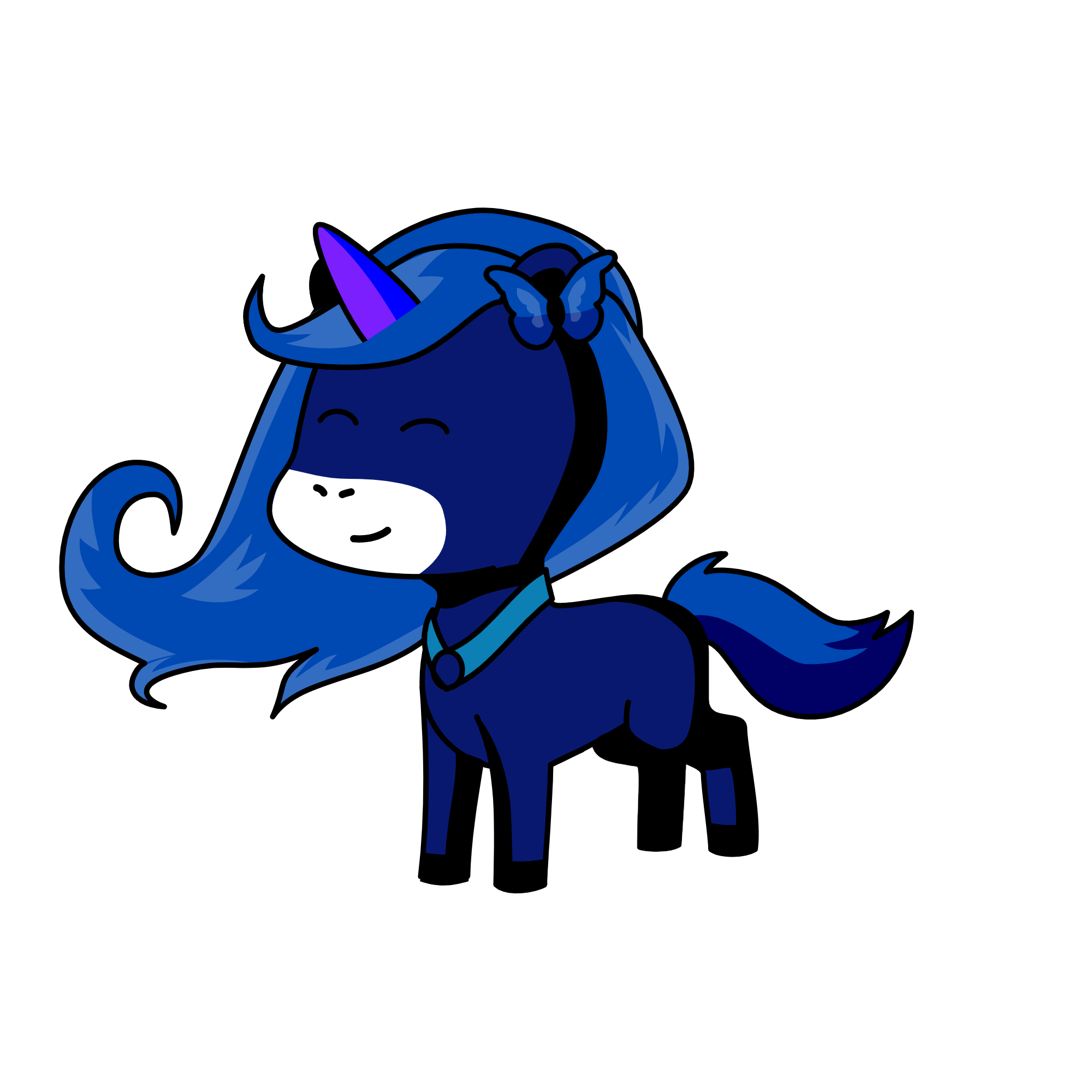 Midnight, the unicorn