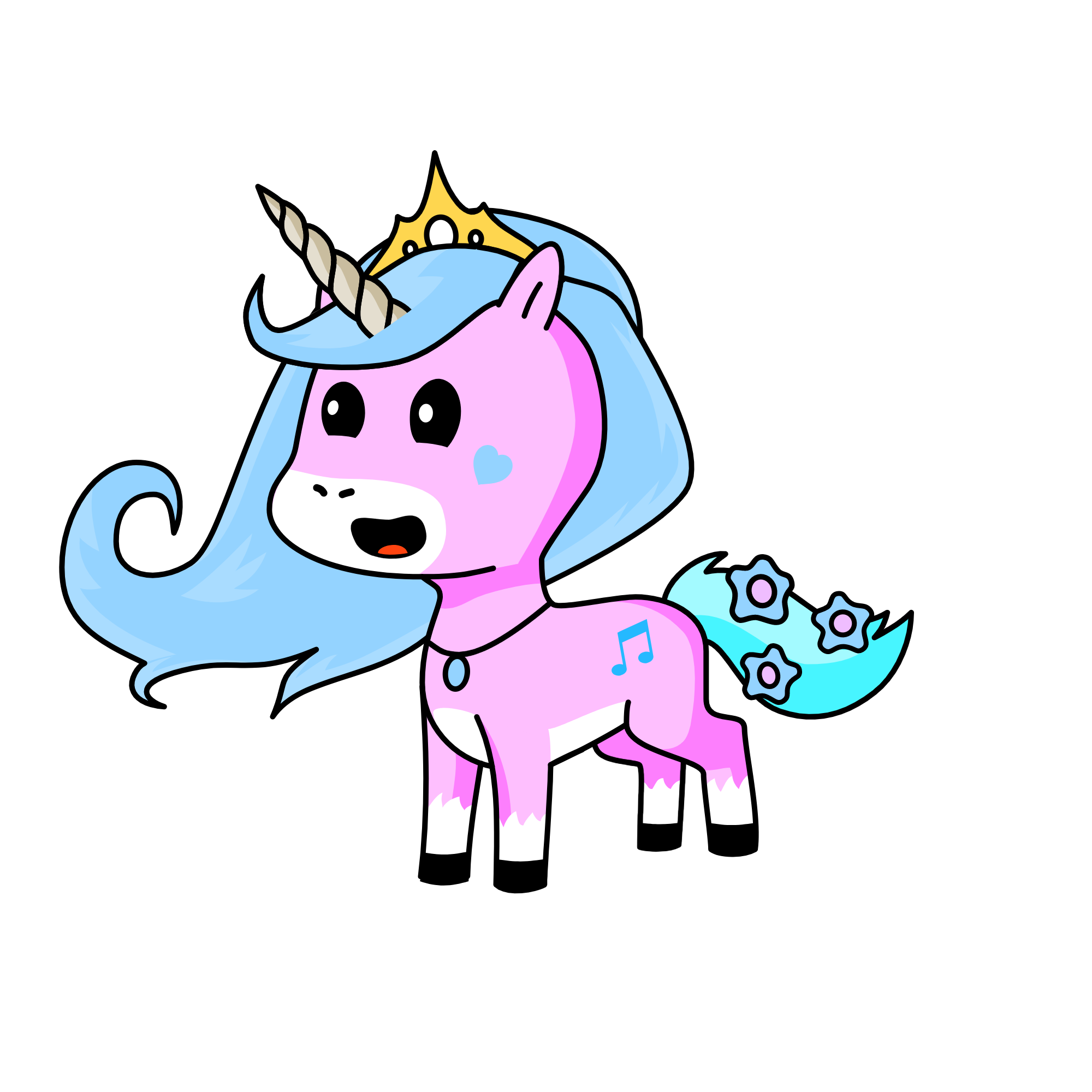 Princess Unicorn Snow White, the unicorn