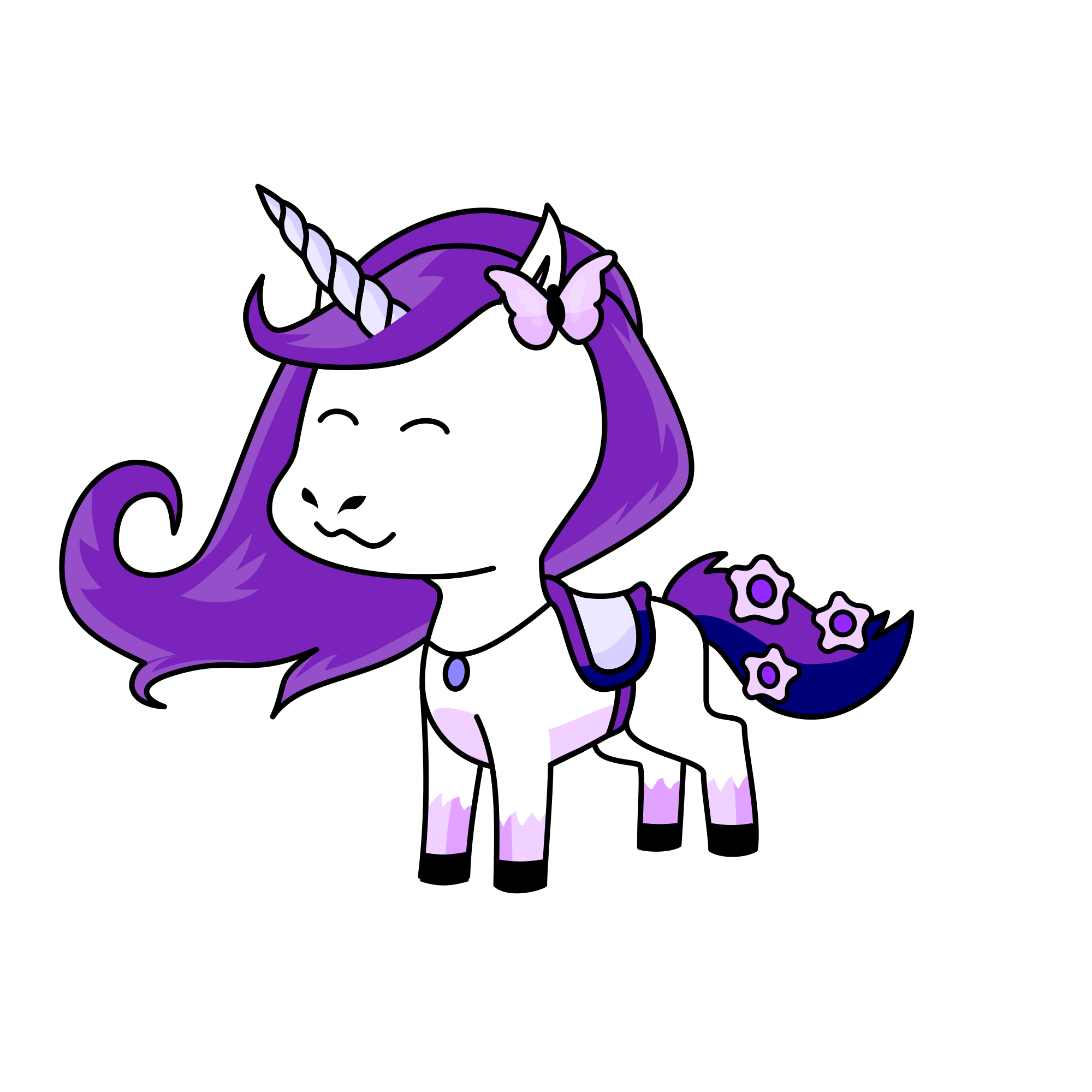 Sapphire Moon , the unicorn