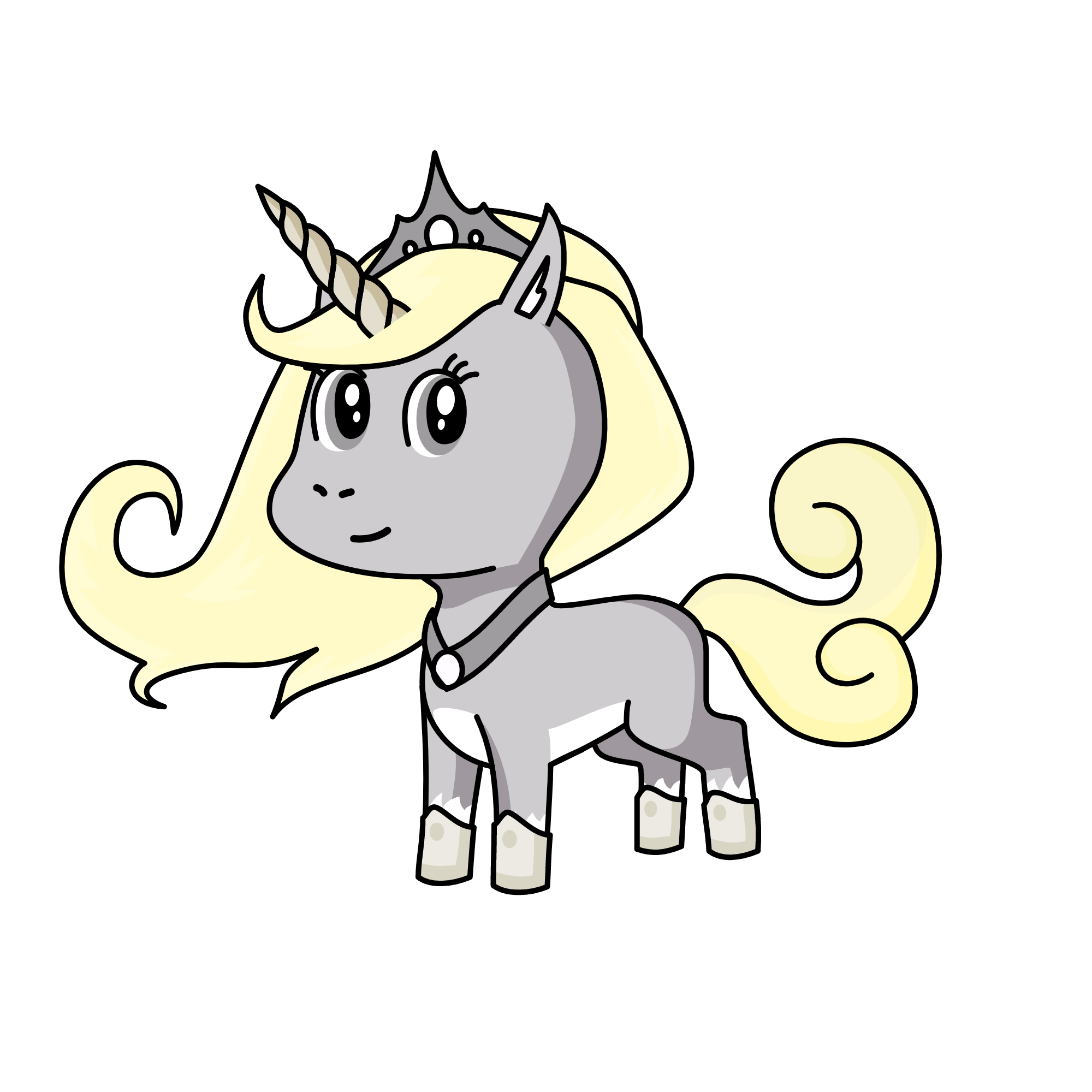 Moonlight, the unicorn