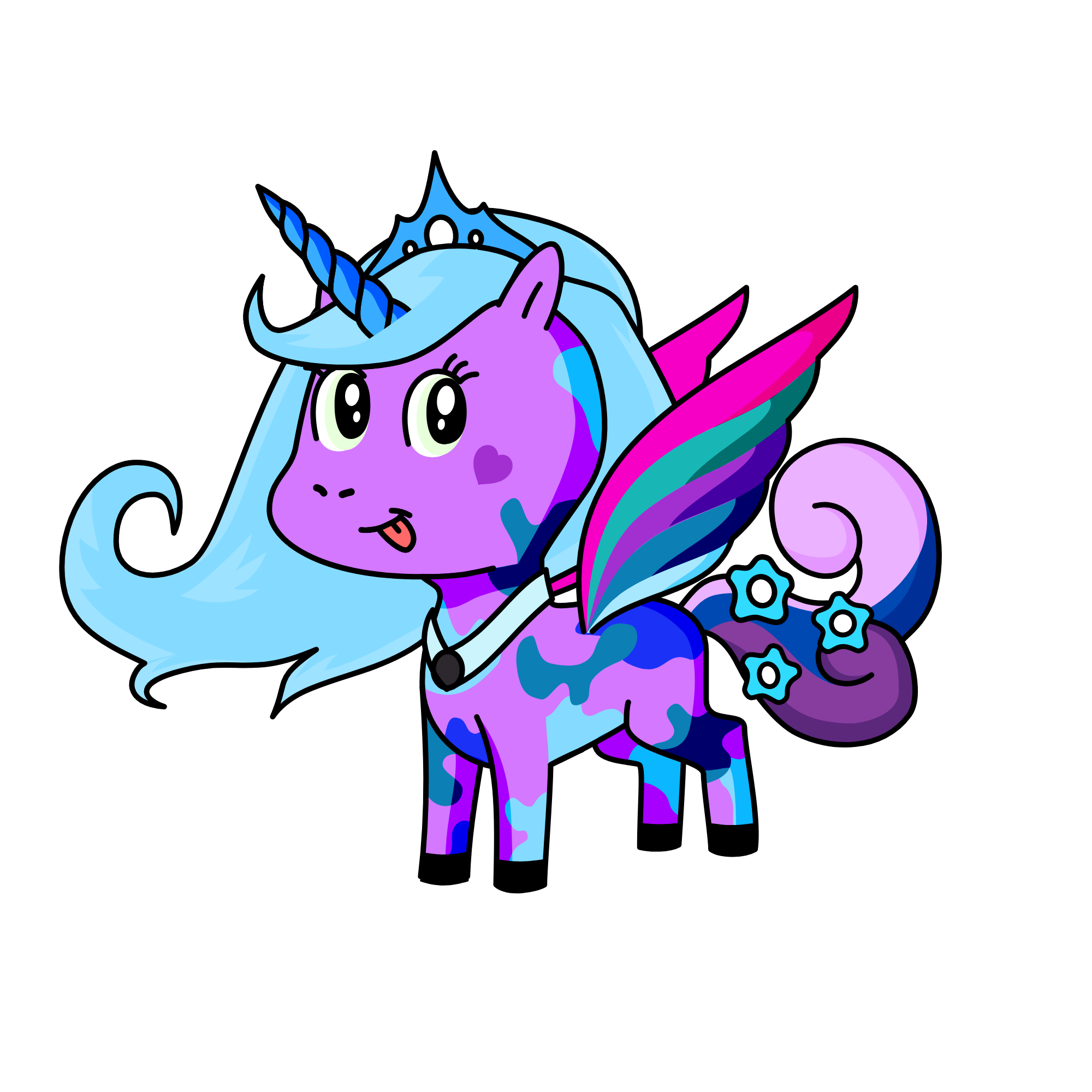 Pastel sparkle cutie✨, the unicorn