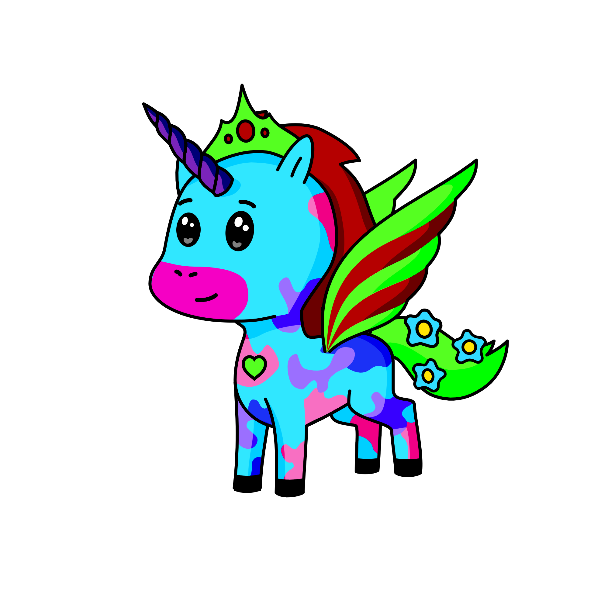 Midnight, the unicorn