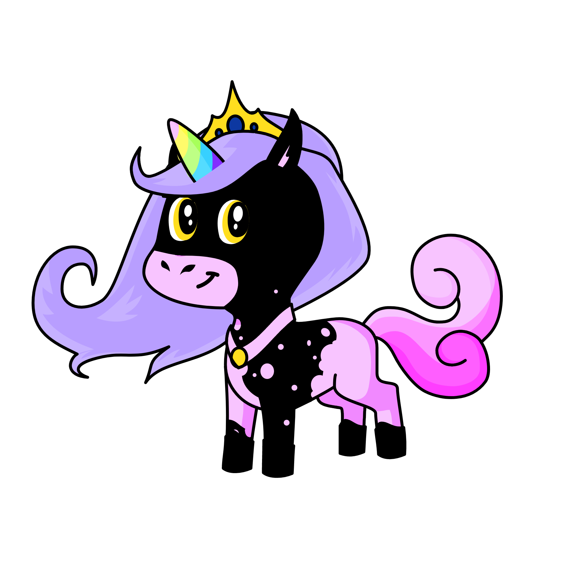Midnight, the unicorn