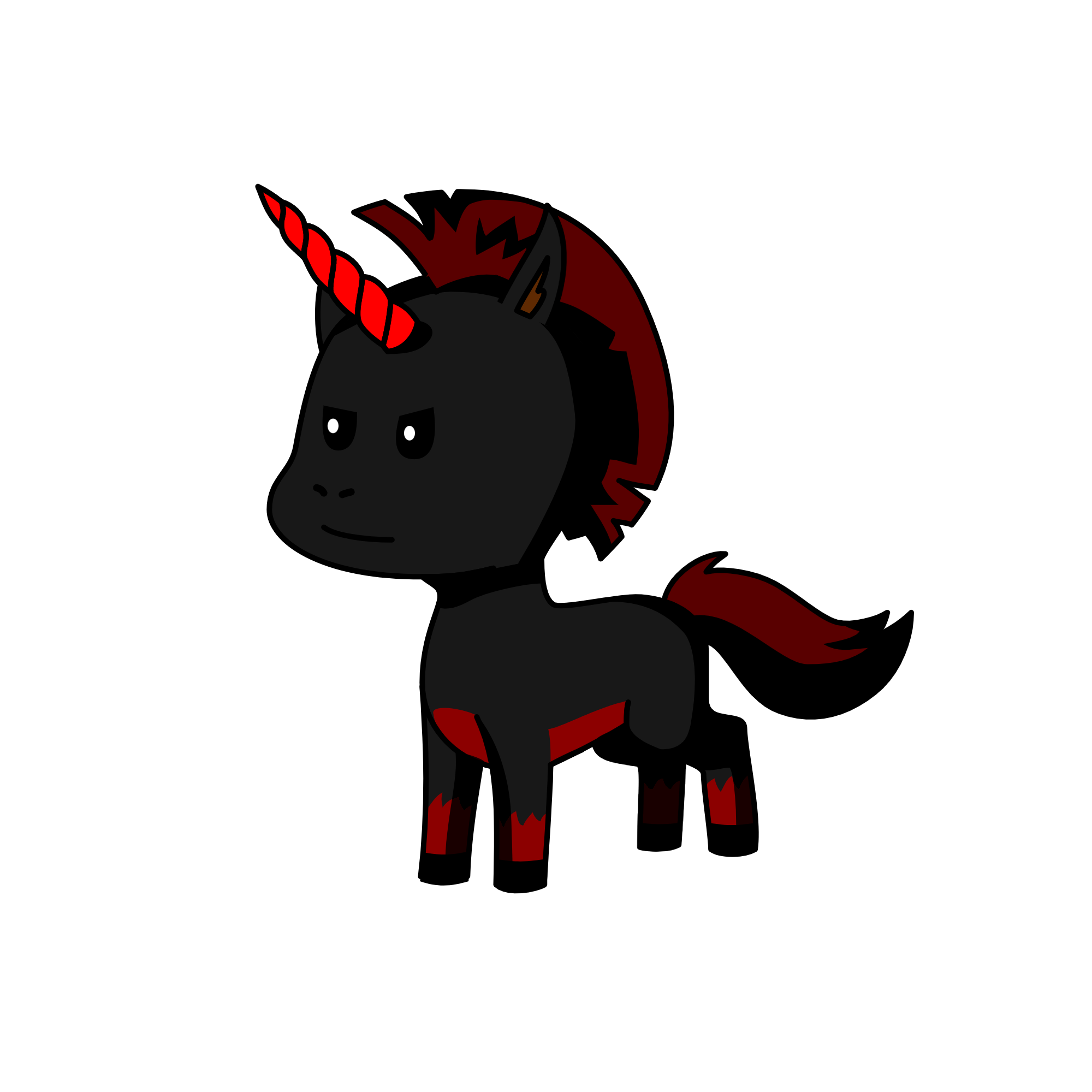 Flame, the unicorn