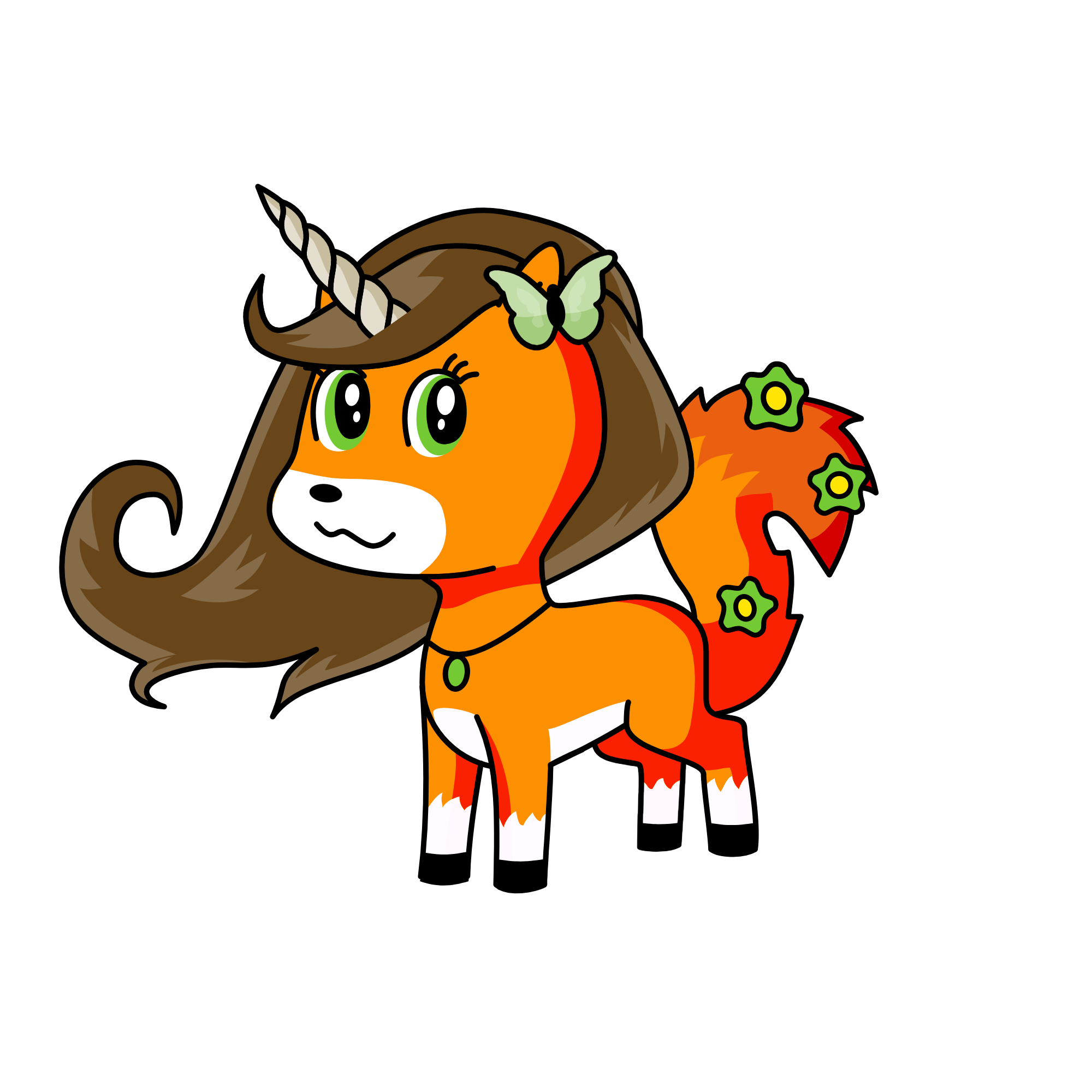 Foxellia a foxicorn/unifox, the unicorn