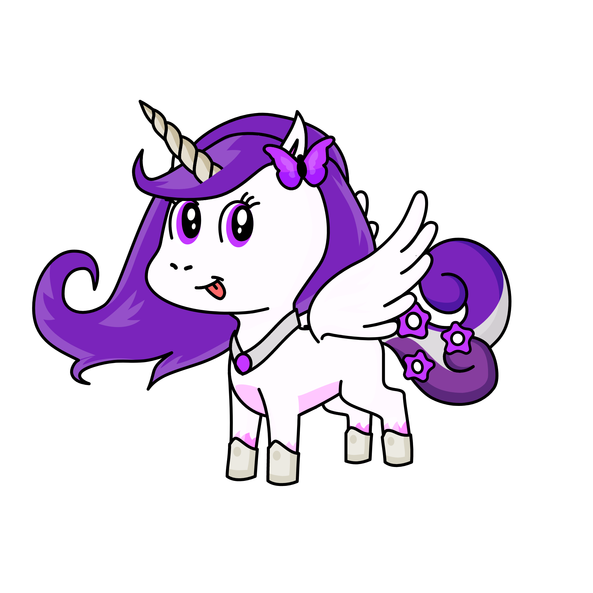 Diana, from Estella Crystarma and the Stolen Crown, a story I'm writing, the unicorn