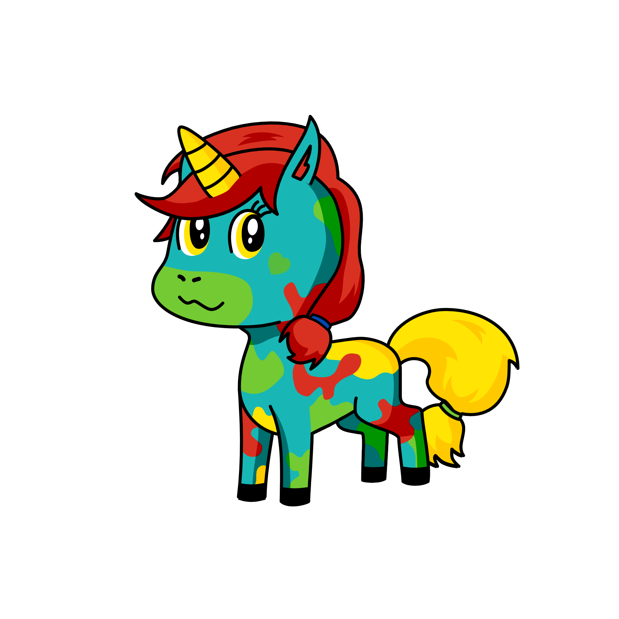 Lady Chrome, the unicorn