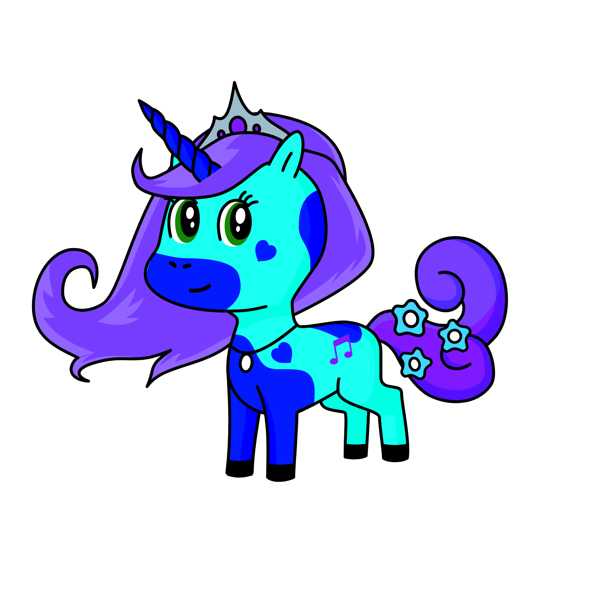 Mermaid, the unicorn