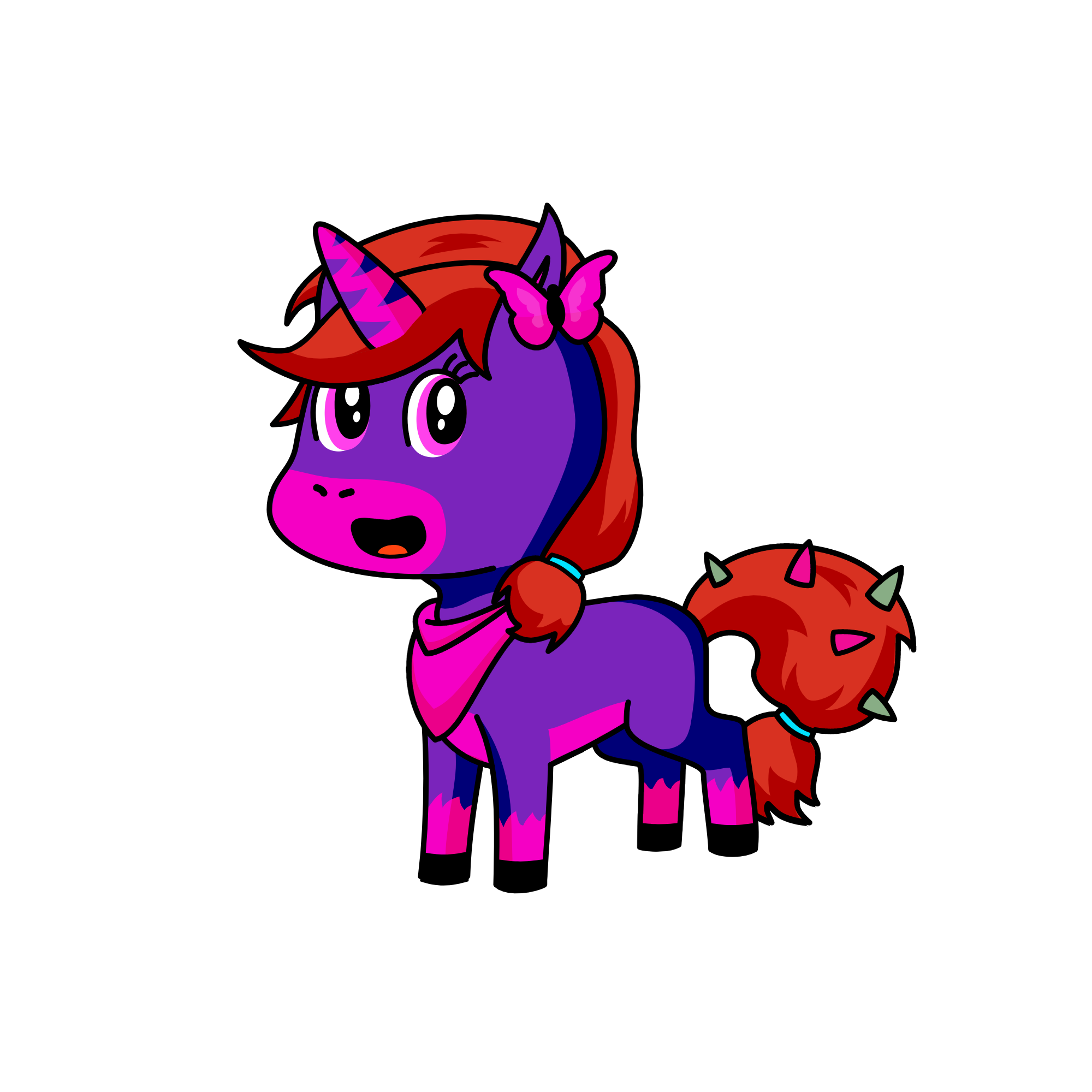 sunny shadow, the unicorn