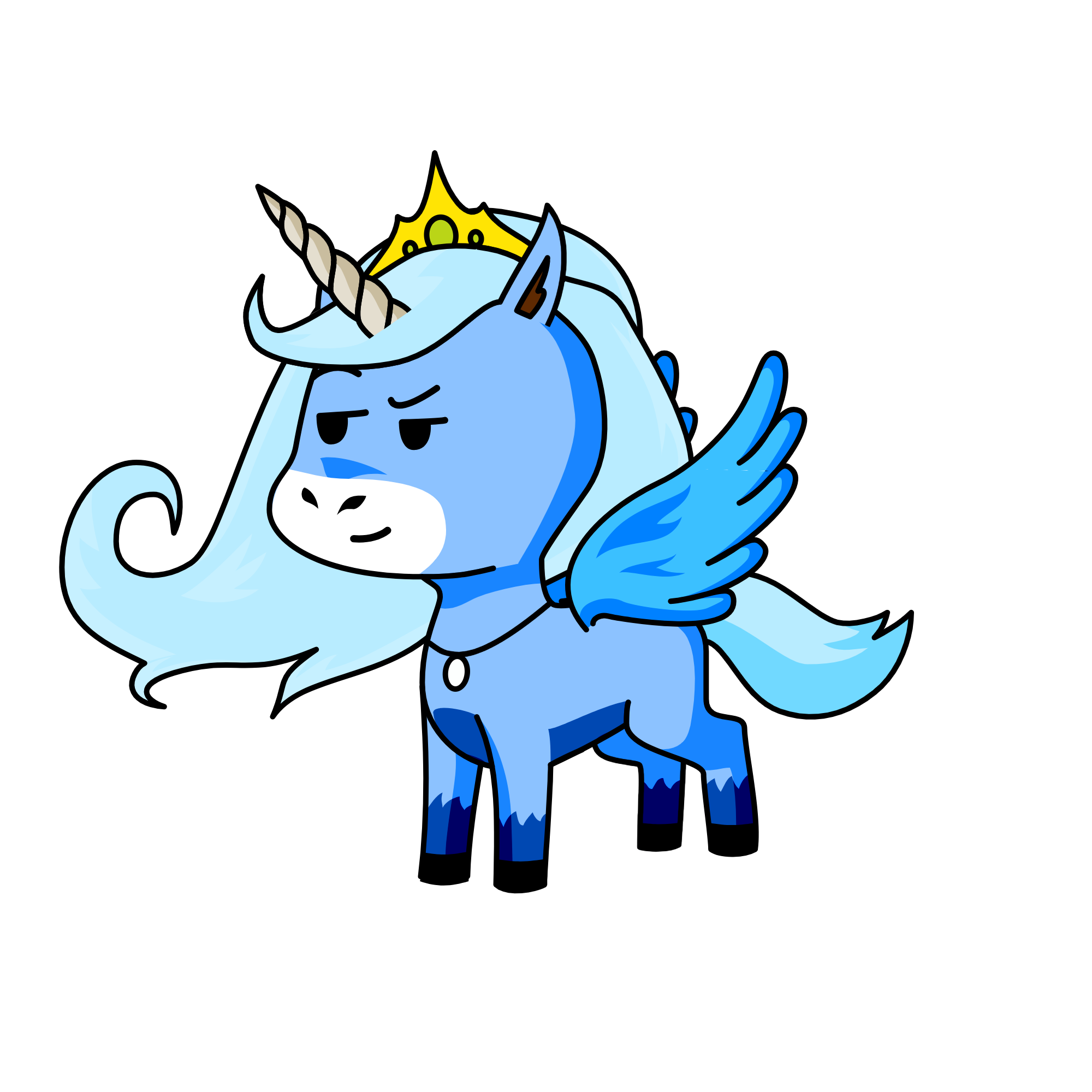 Ice Queen, the unicorn