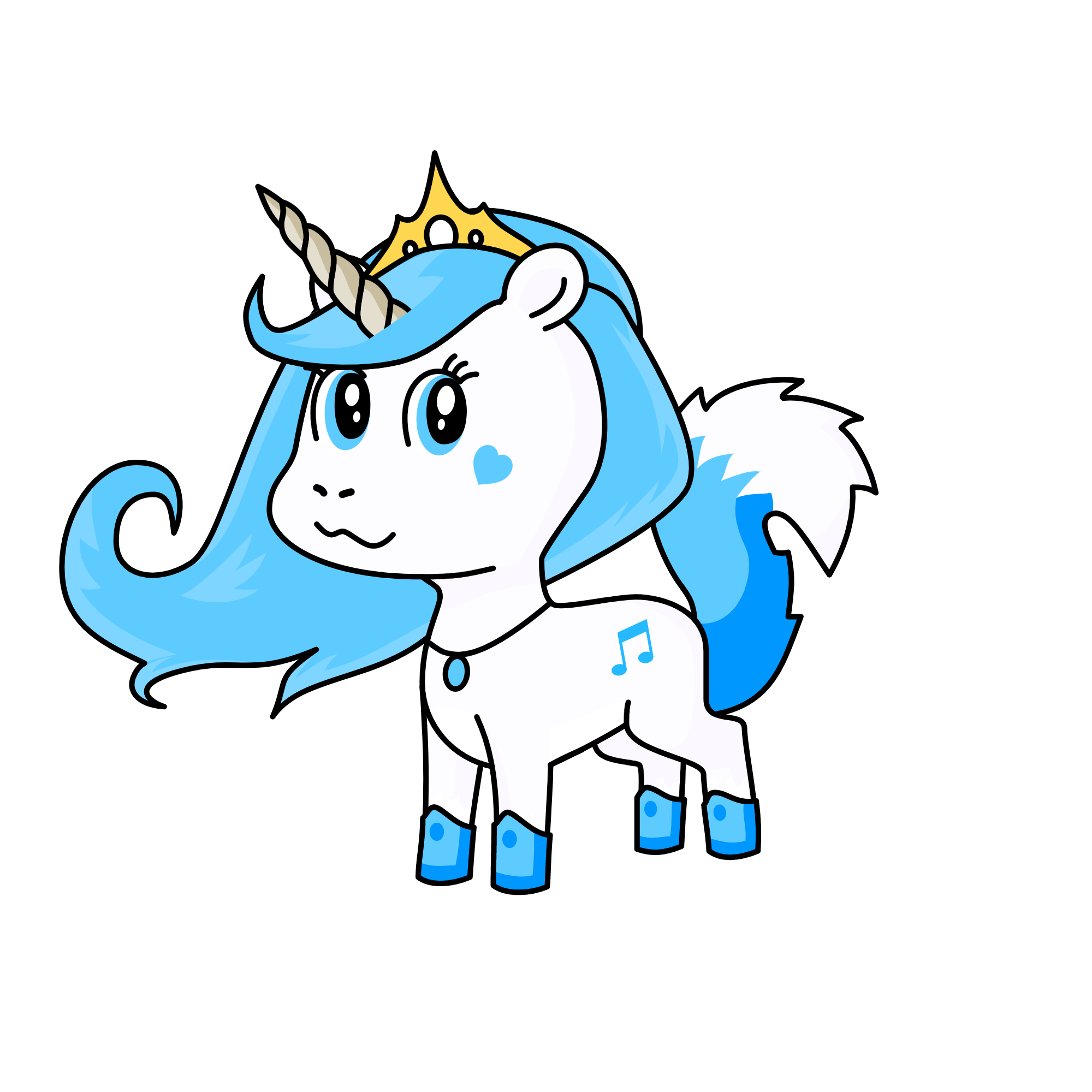 Sky, the unicorn