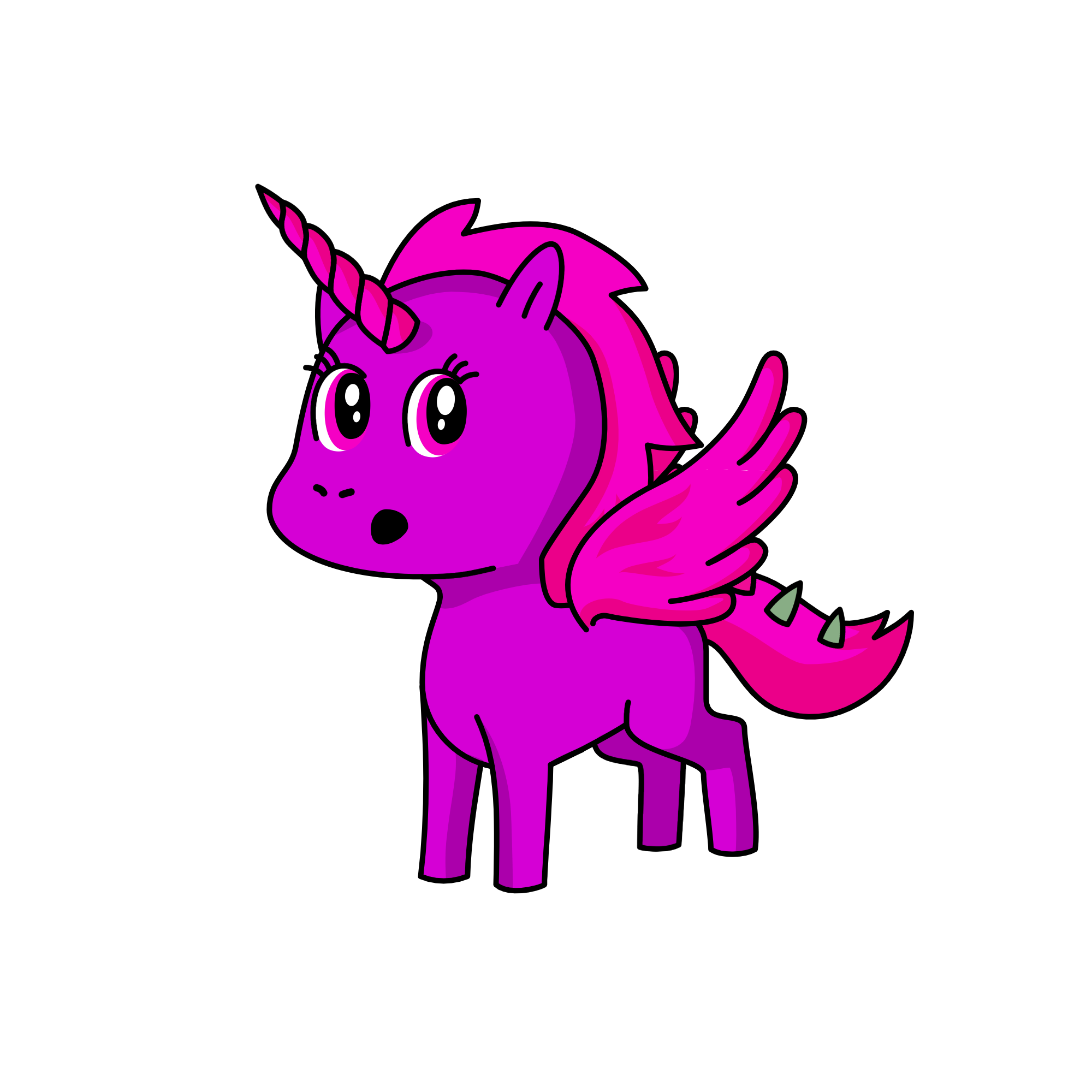 Pinkyckrn, the unicorn