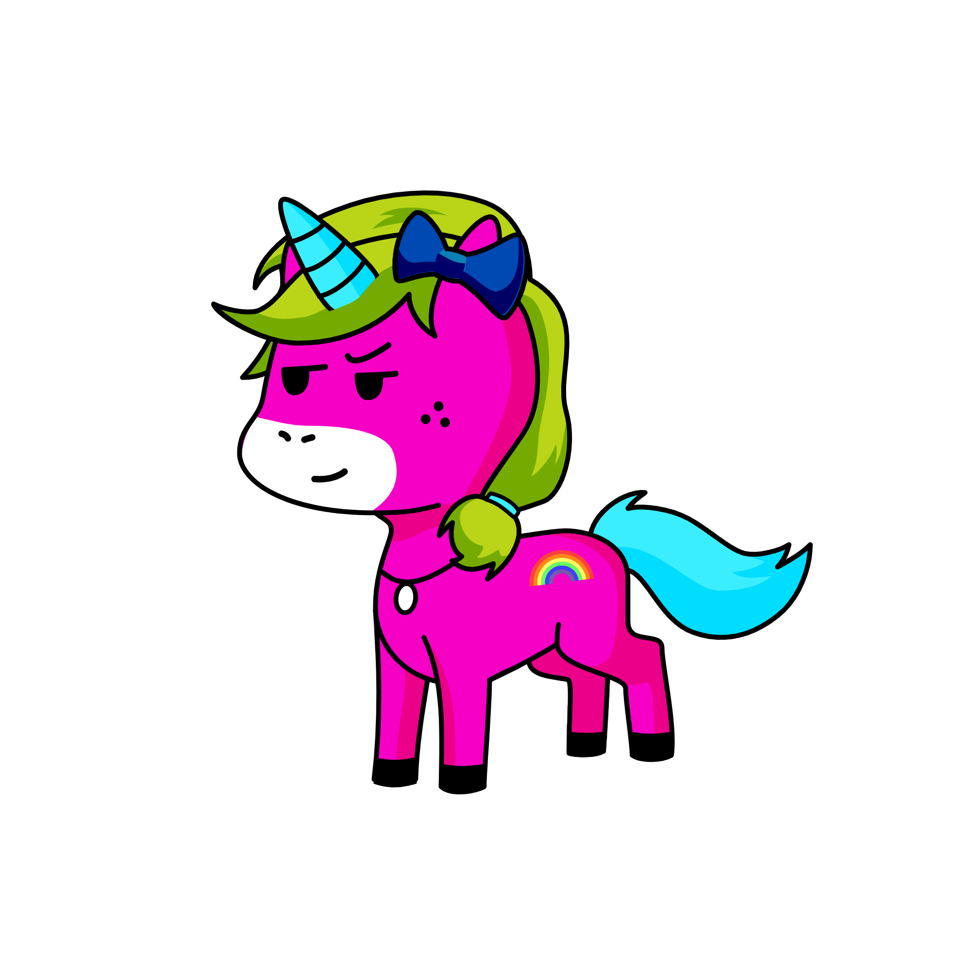 Vicky, the unicorn