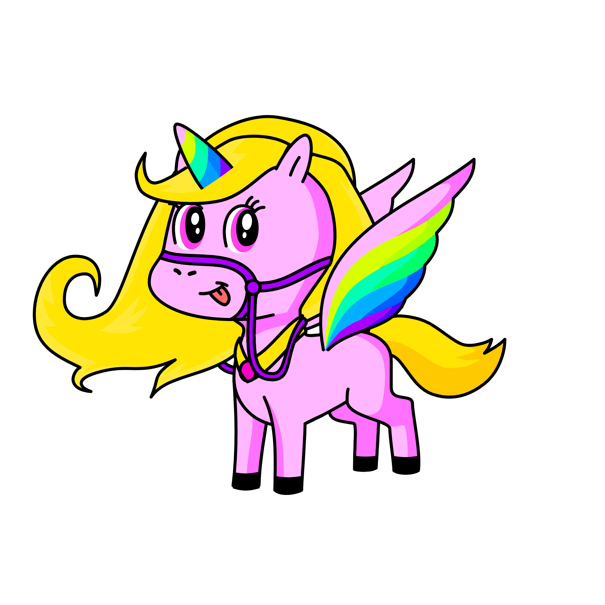 IDK Maybe Rainbow, the unicorn