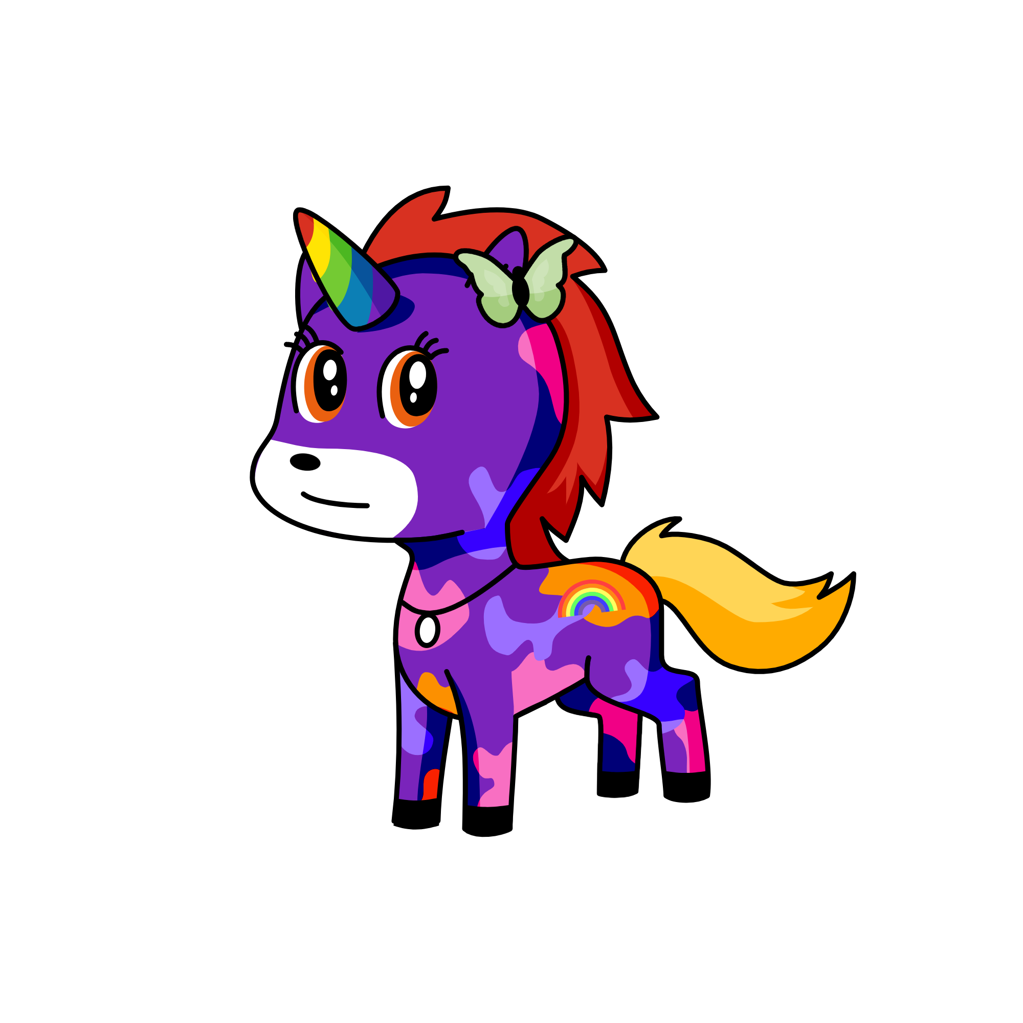 Beautiful, the unicorn