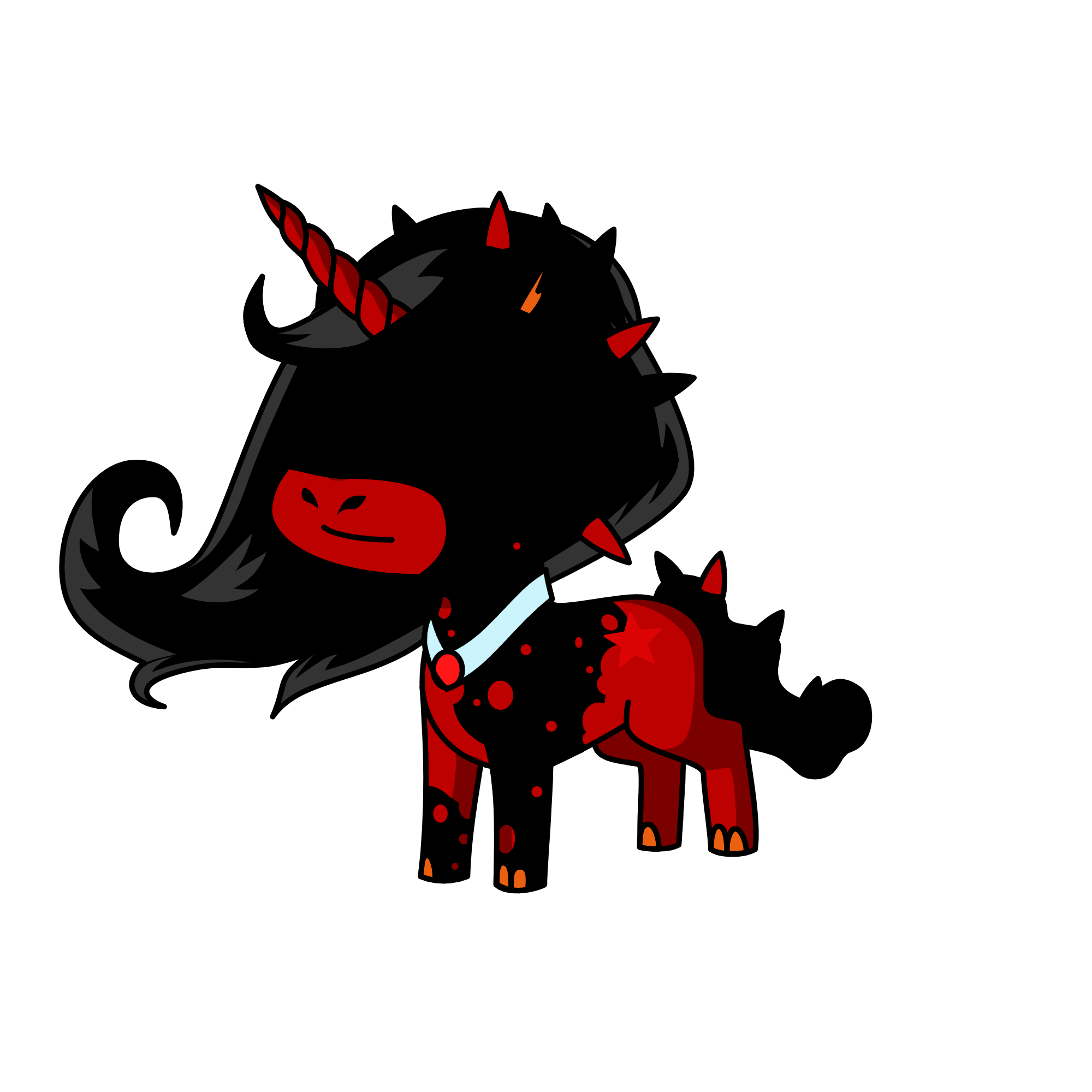 demon, the unicorn