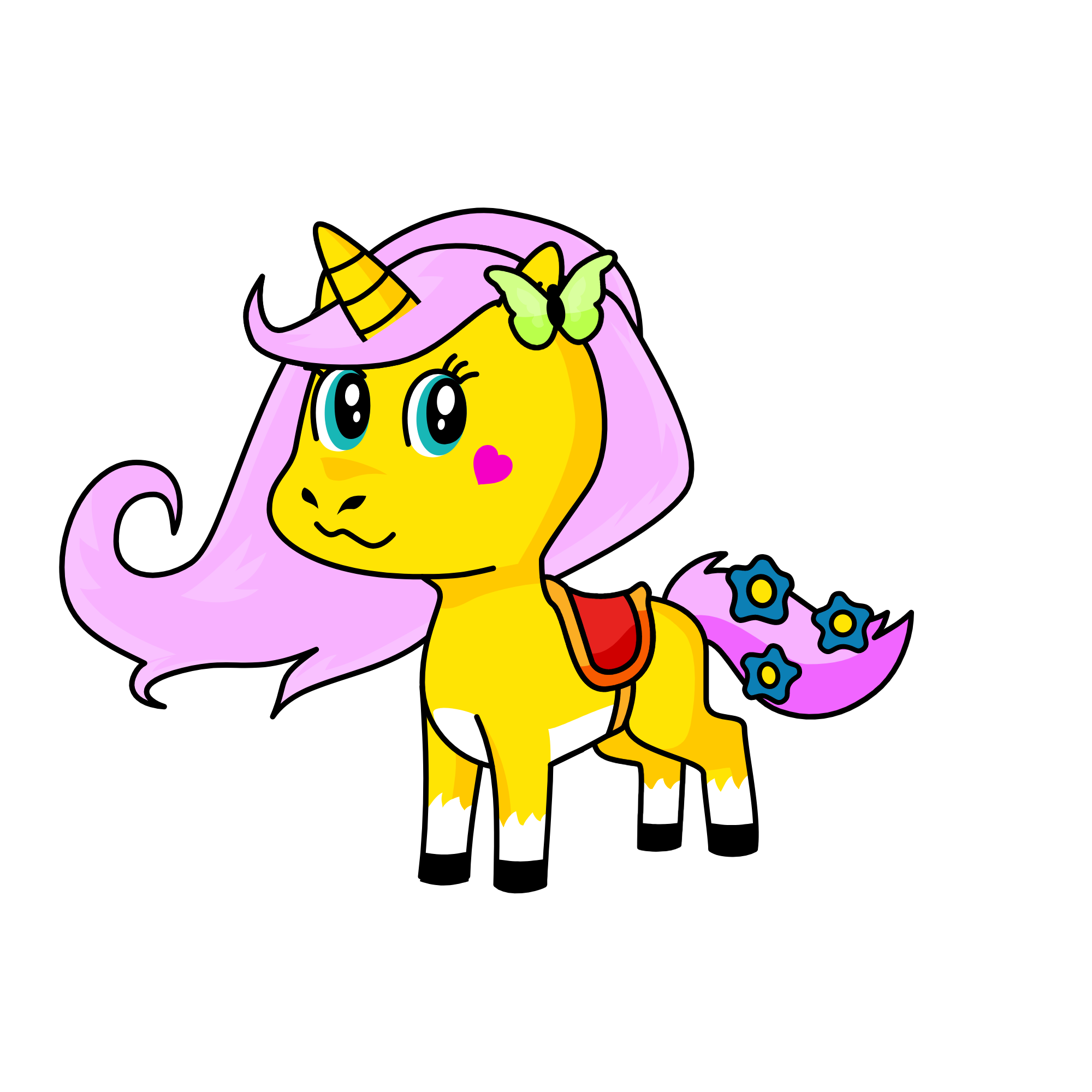Fluttershy, the unicorn