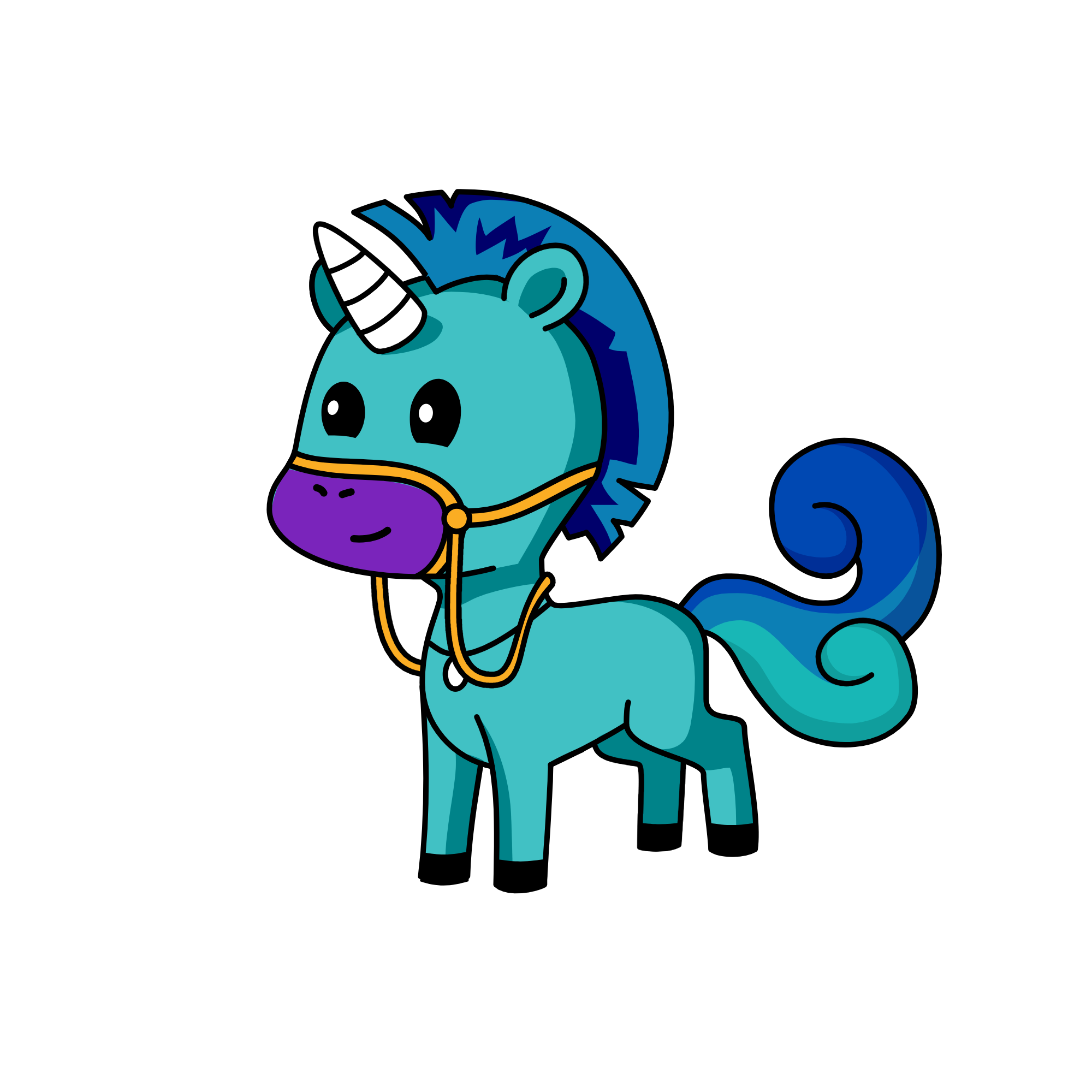 snowy, the unicorn