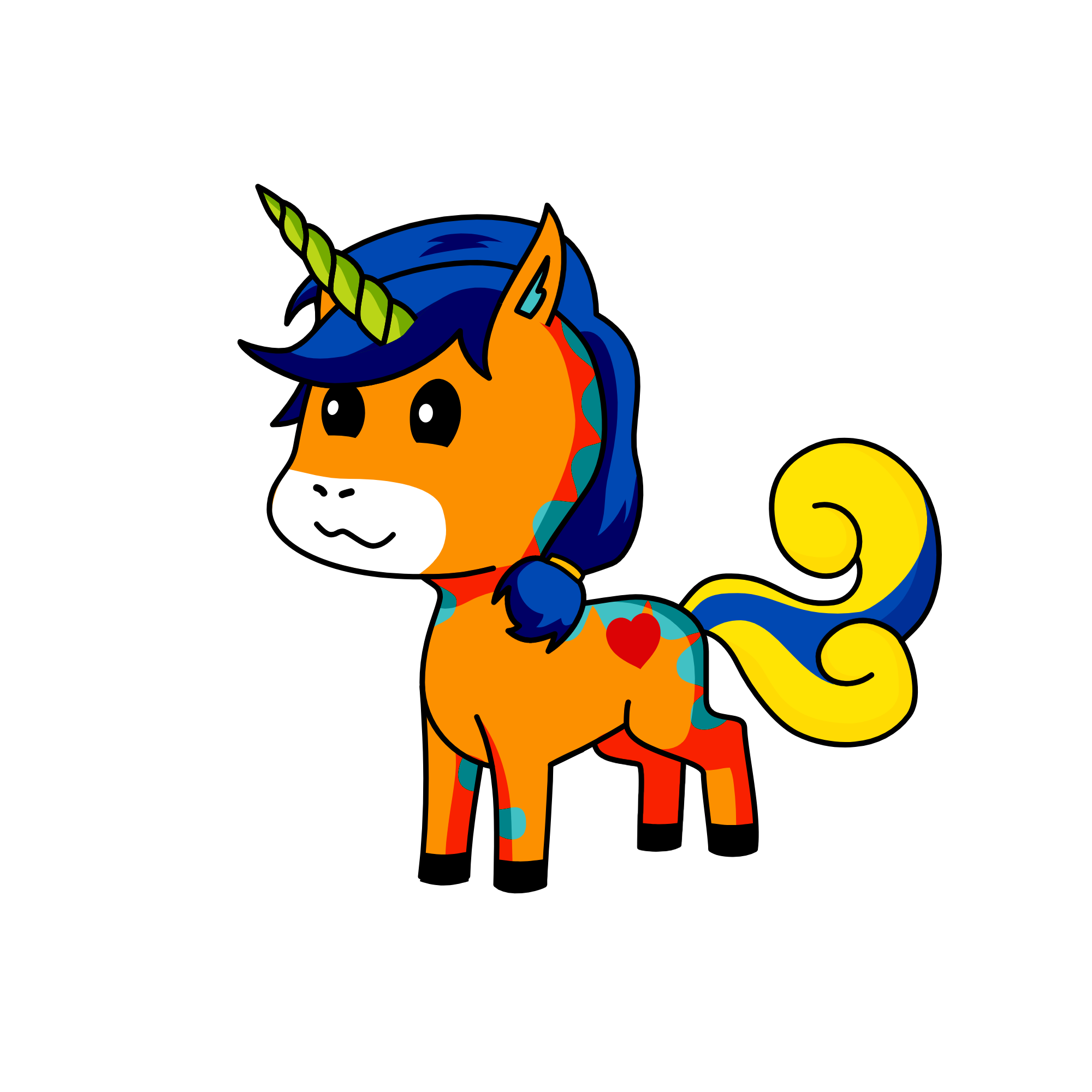 v vweburivo, the unicorn