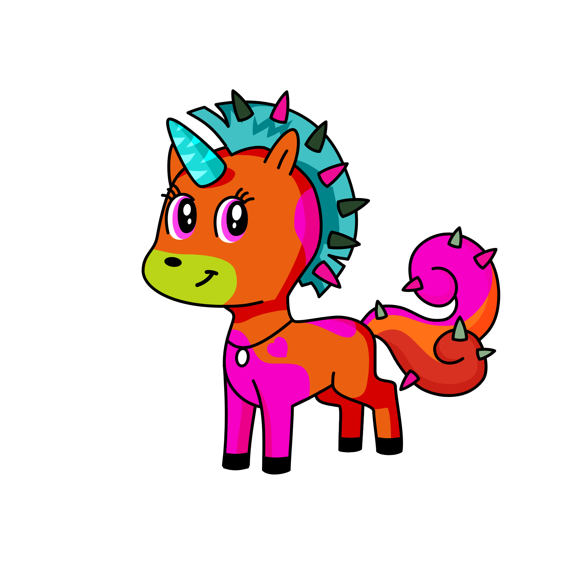Agina, the unicorn