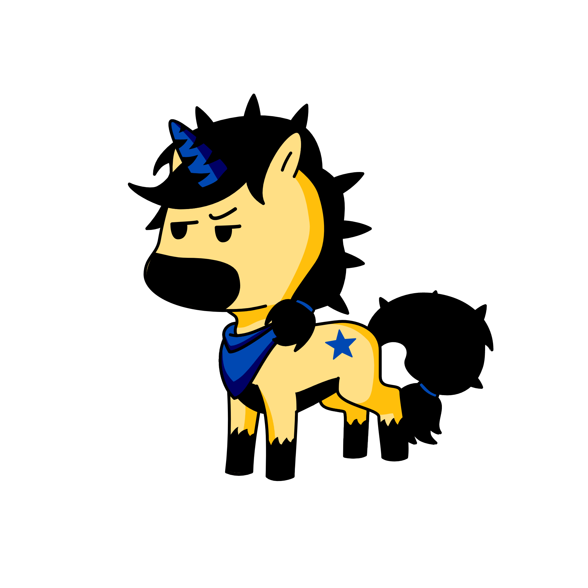 Scaretha, the unicorn