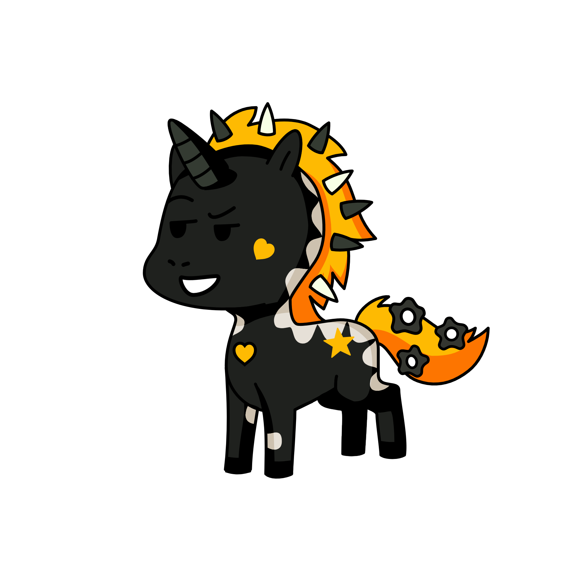 Night Lightning Bolt, the unicorn