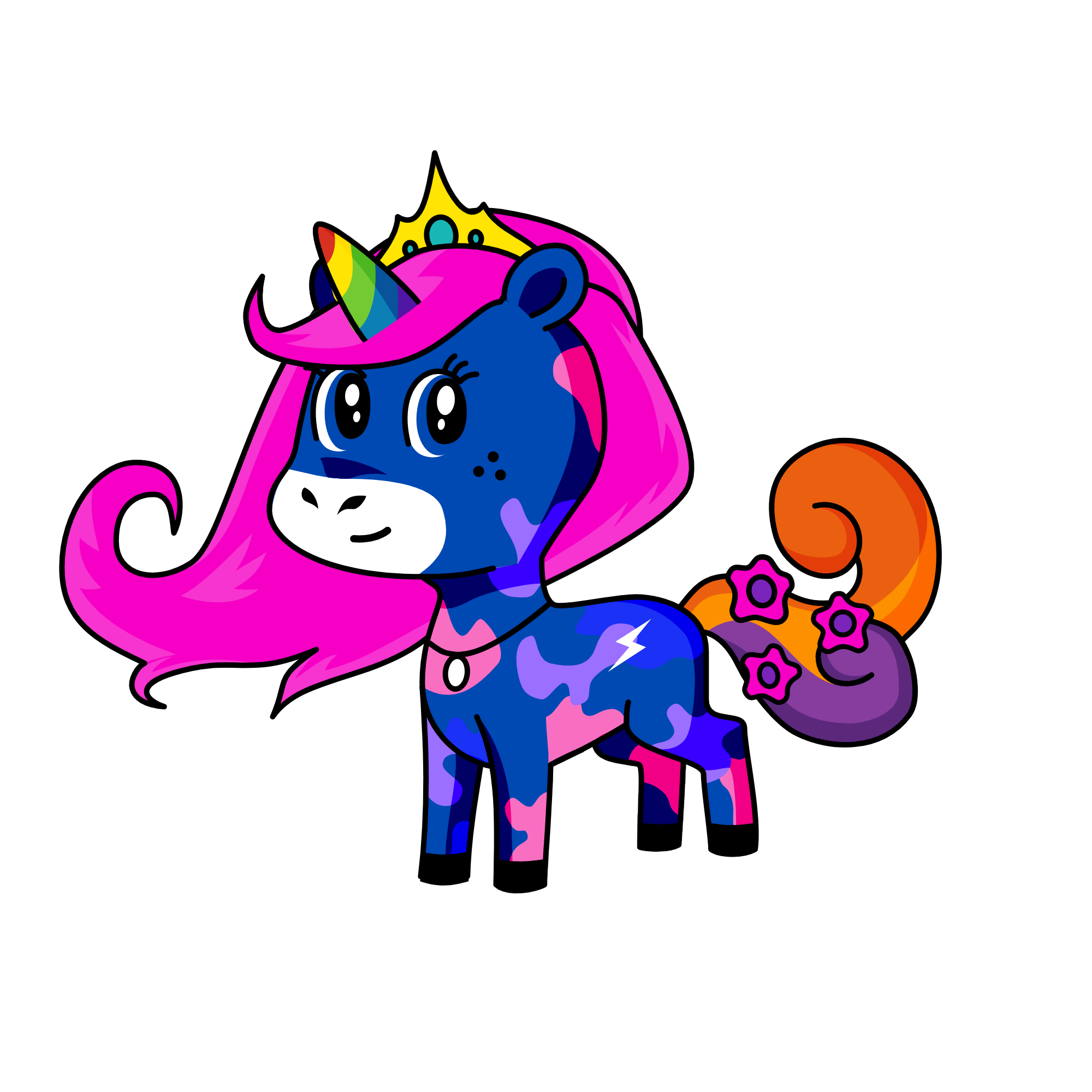 princesses, the unicorn