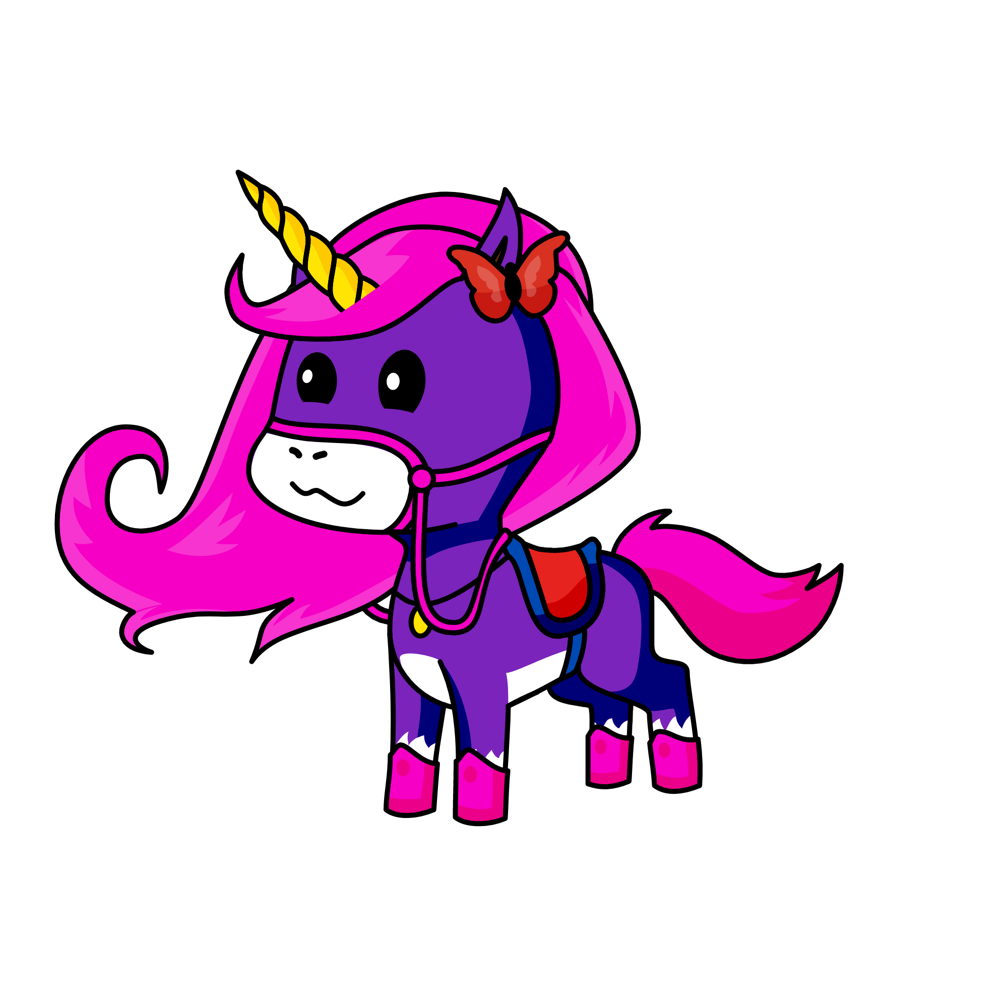 Butterflou, the unicorn