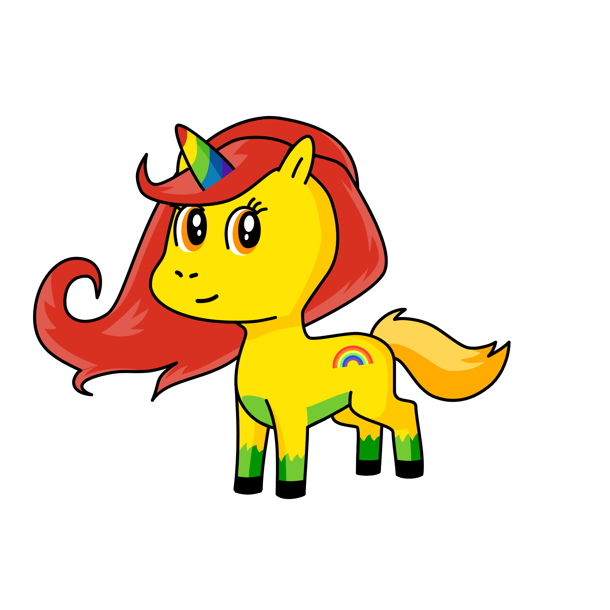 IDK This Is Rainbow Or Not, the unicorn
