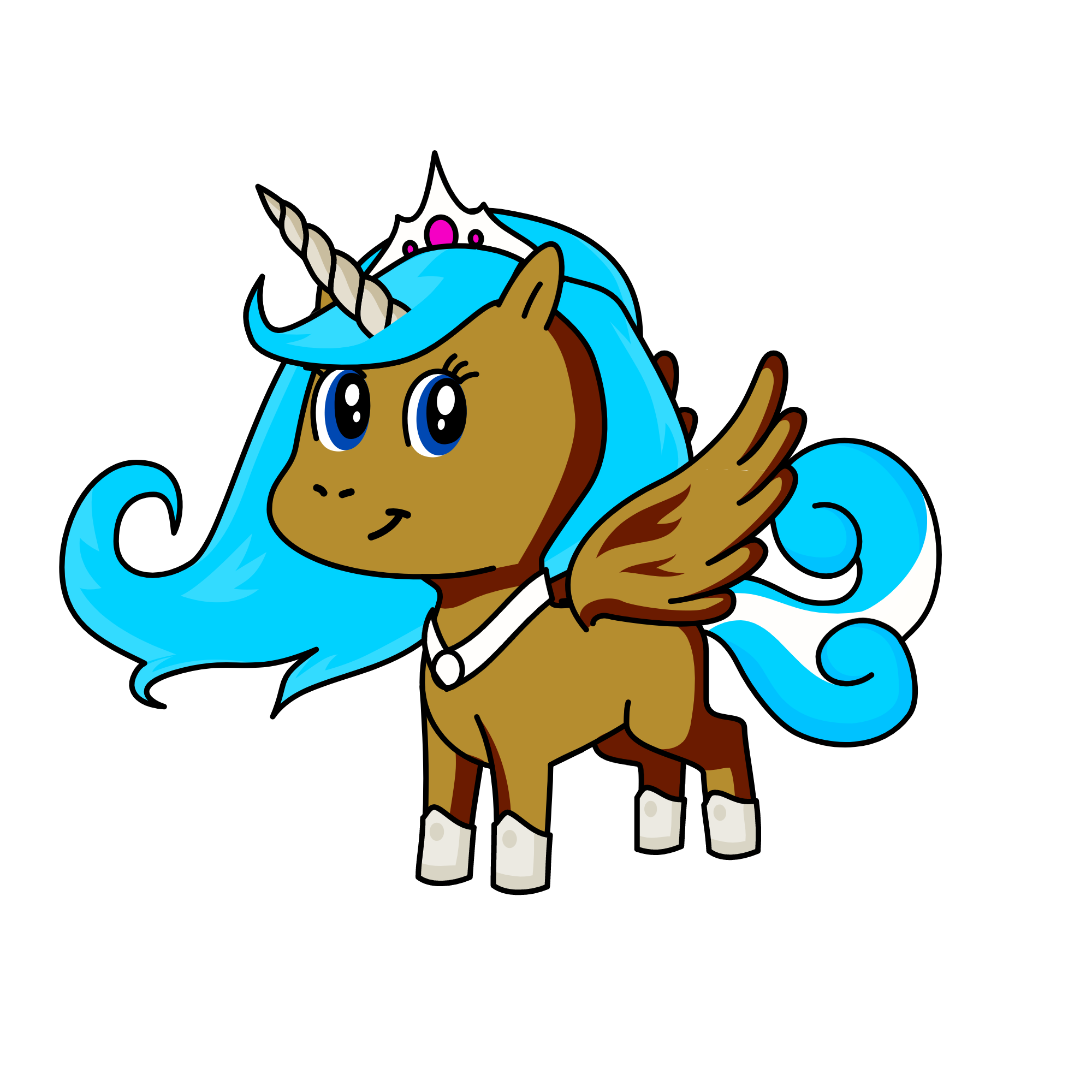 Splash Beauty, the unicorn