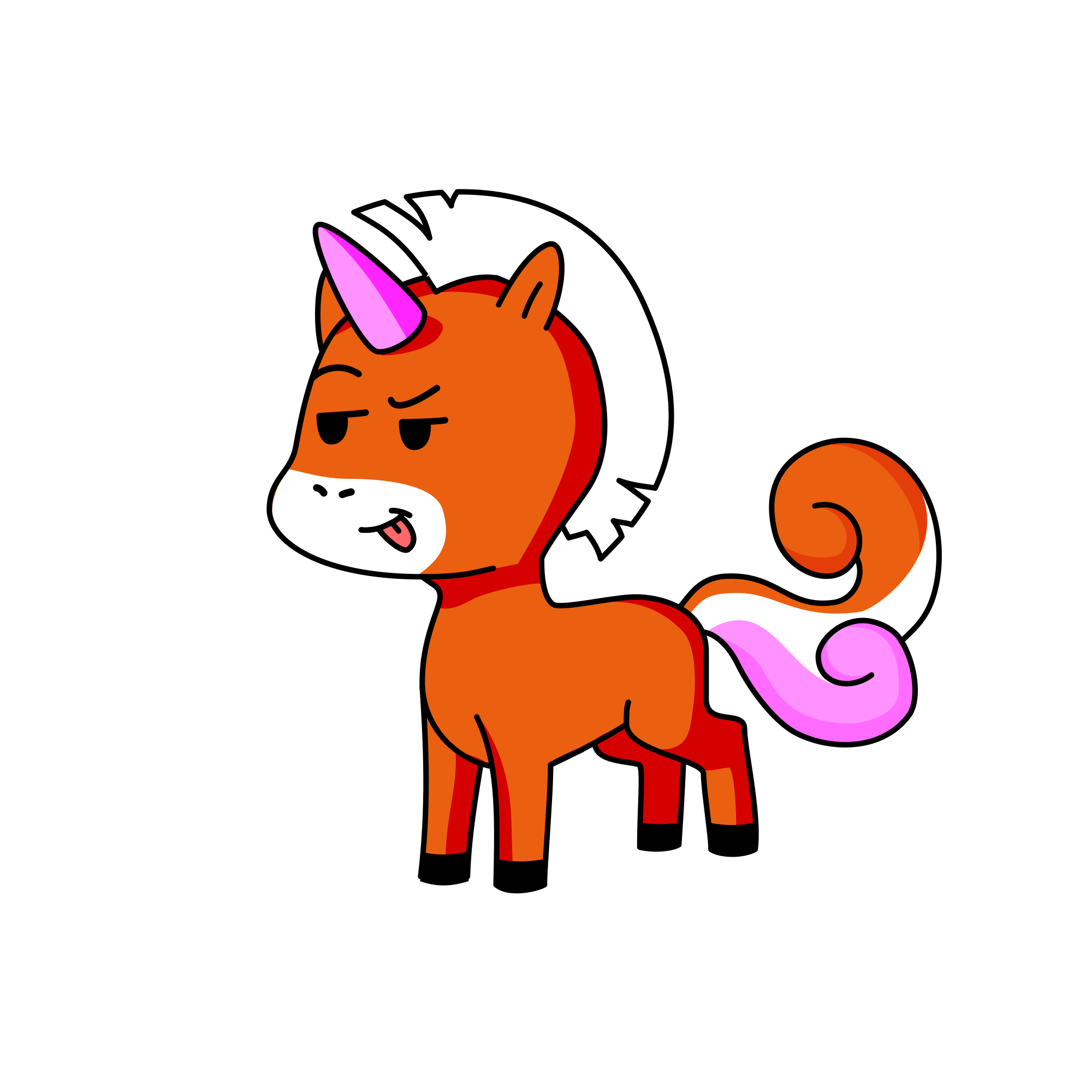 basic lesbian unicorn, the unicorn