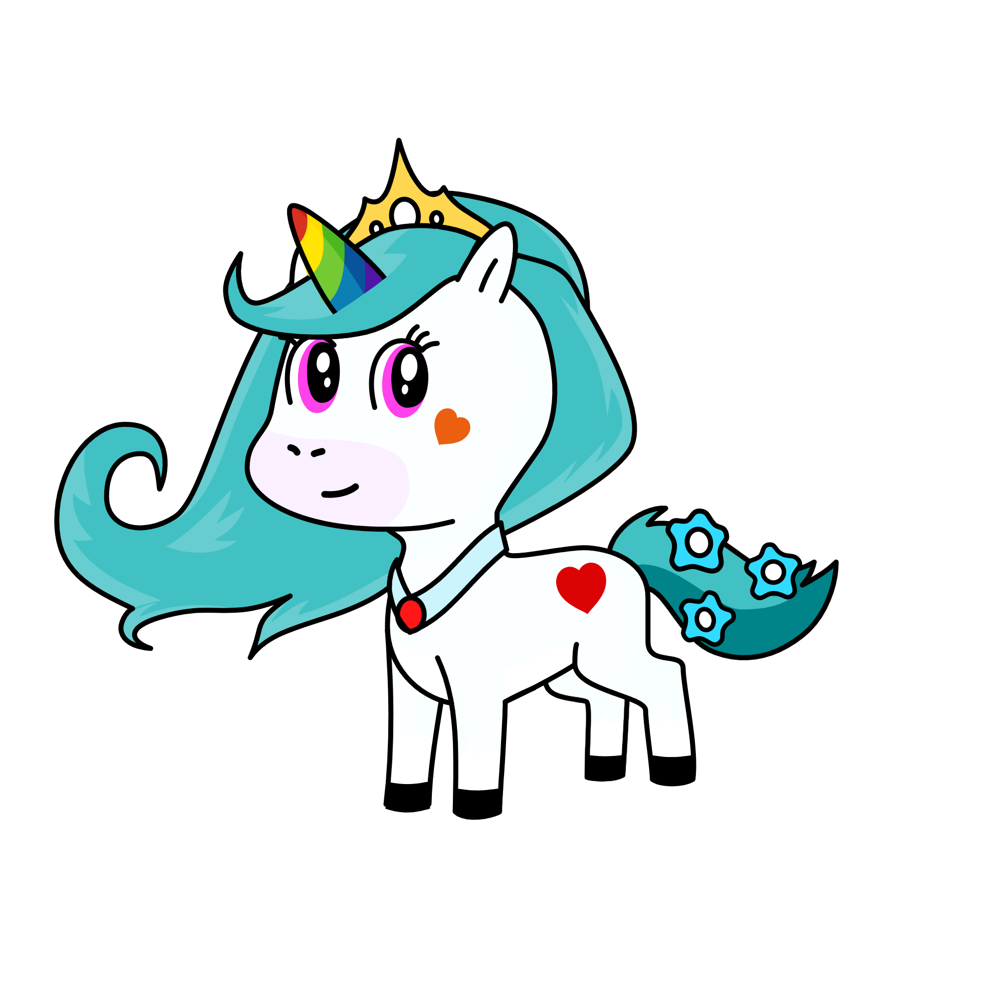 Candy, the unicorn