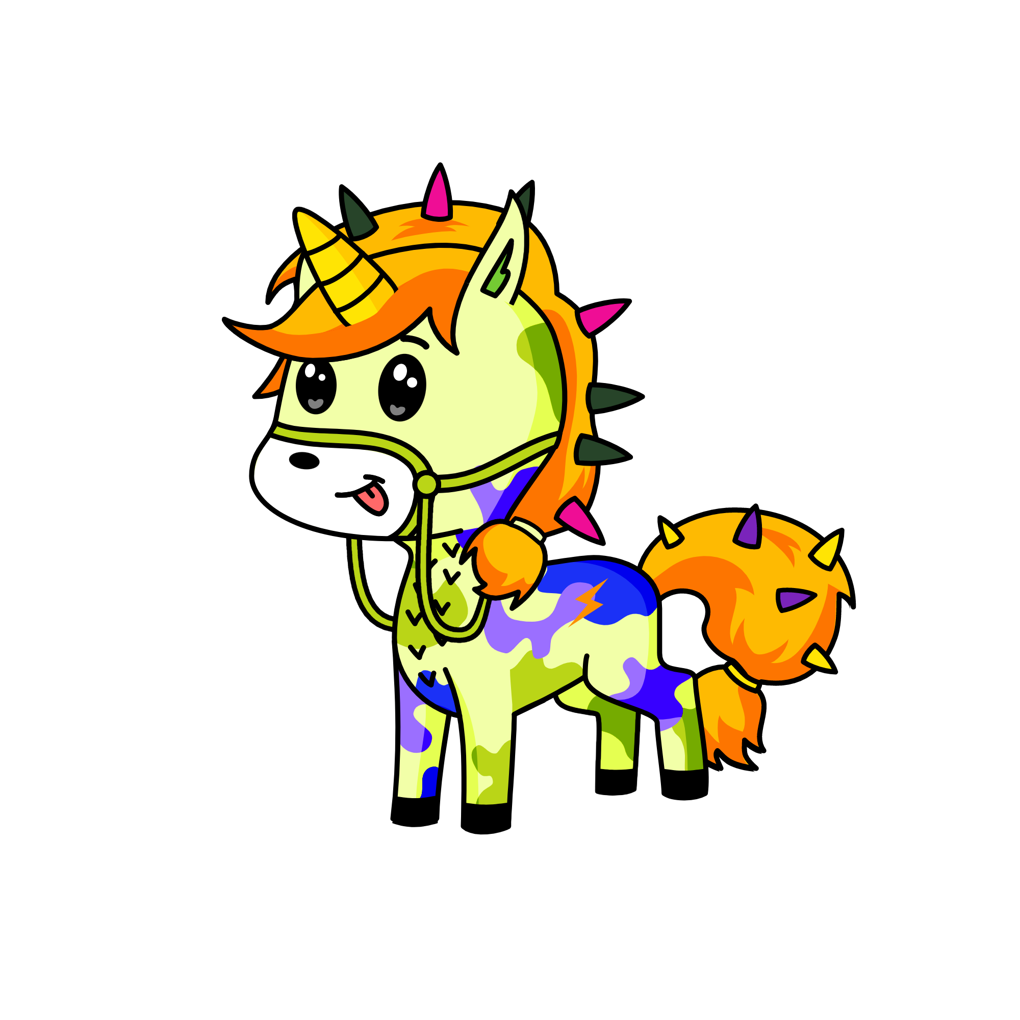 watercolour, the unicorn