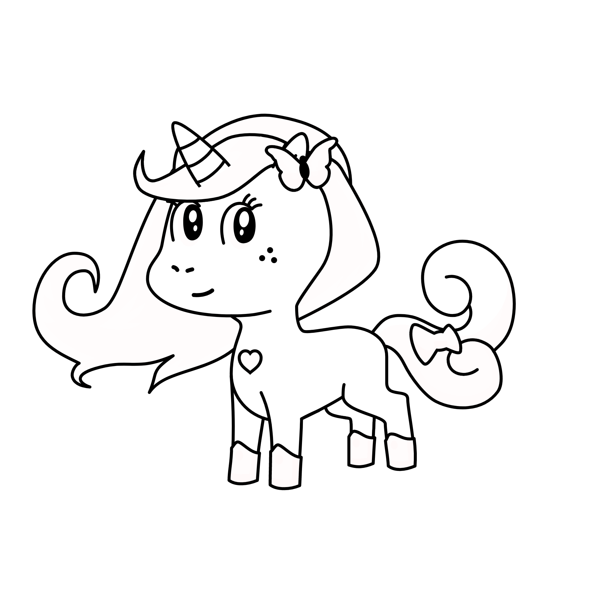 Whitey, the unicorn