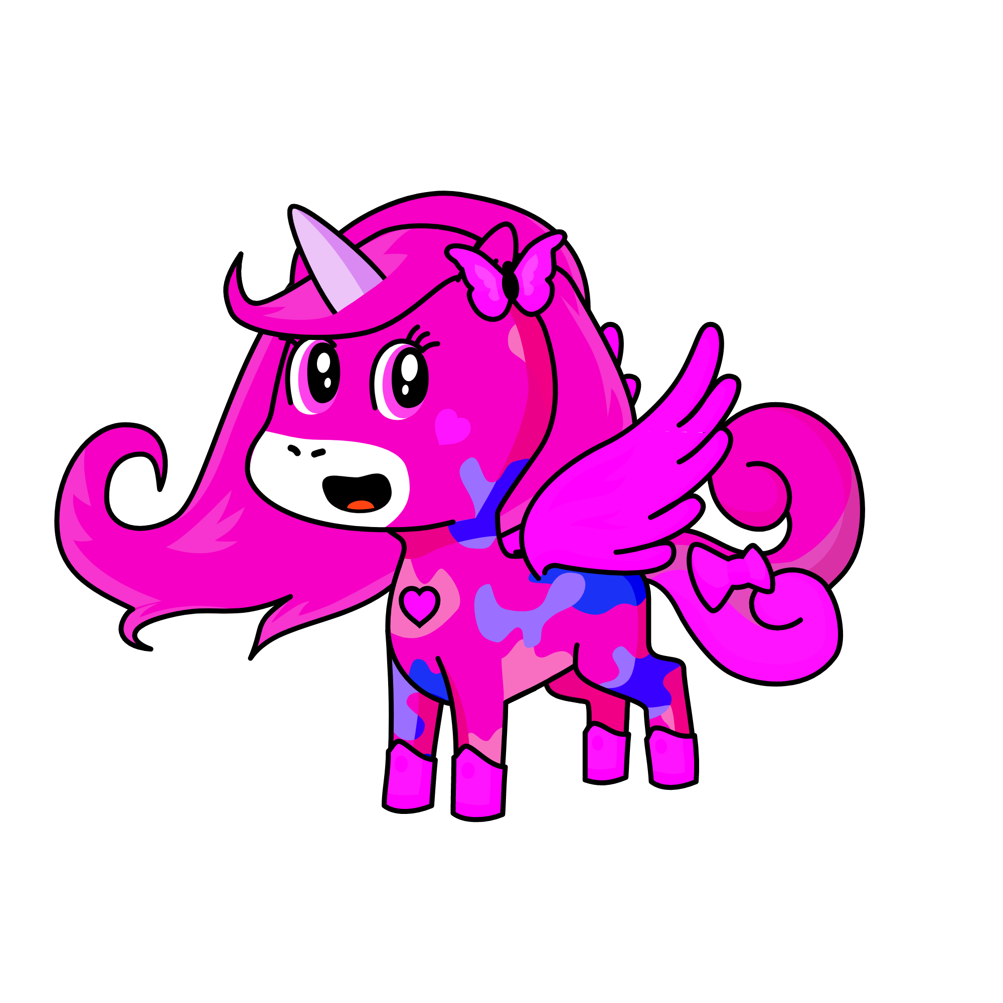 pinky, the unicorn