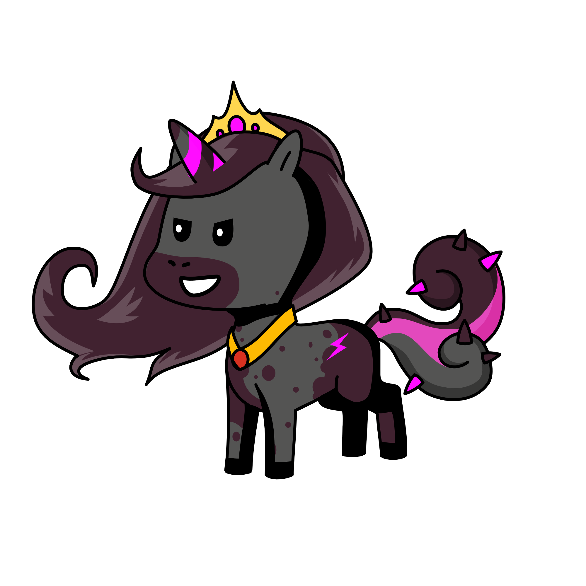 Dark Moon, the unicorn